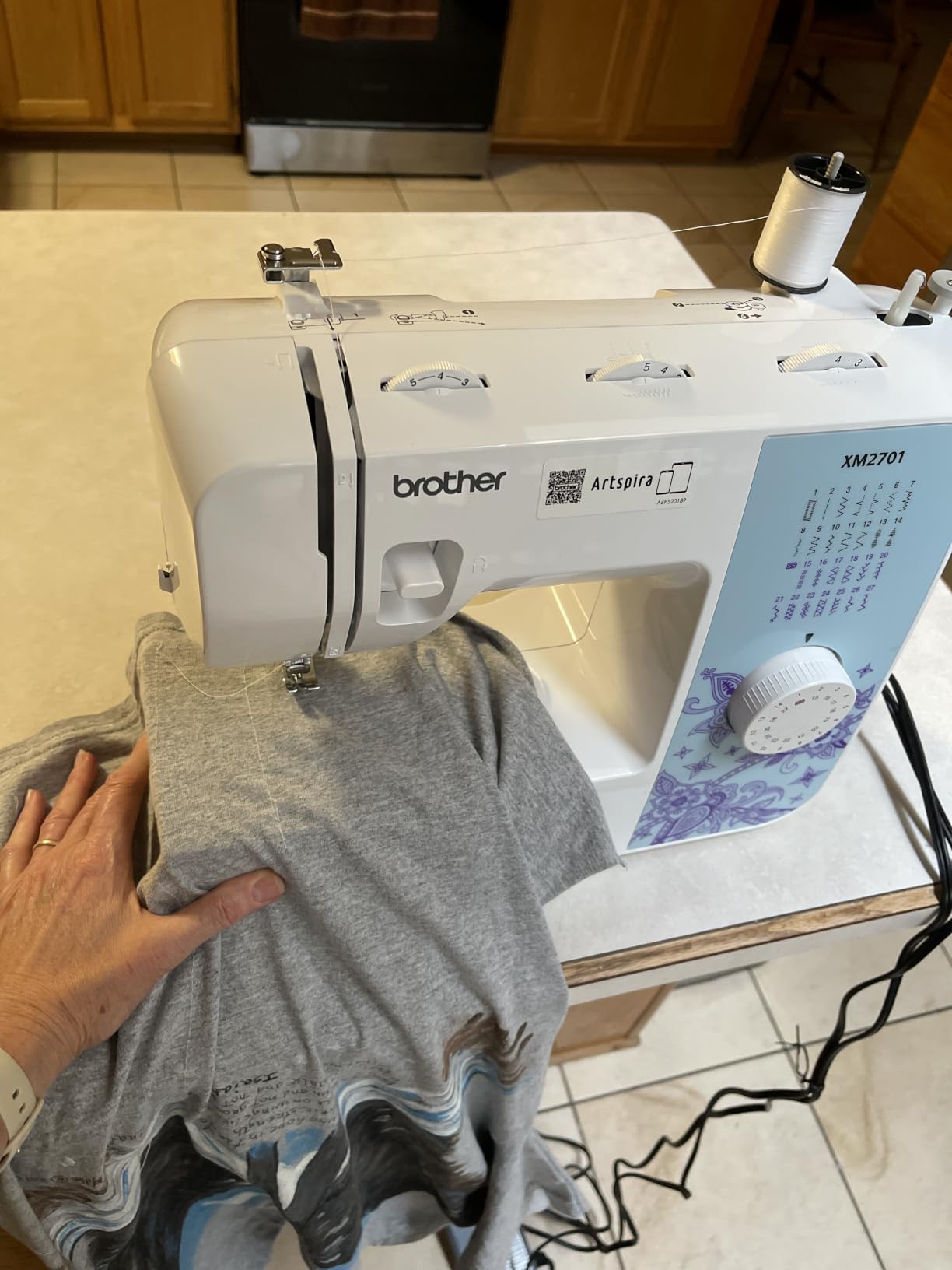 Brother Sewing Machine, XM2701, Portable Sewing Machine, 27 Stitches customer photo 1