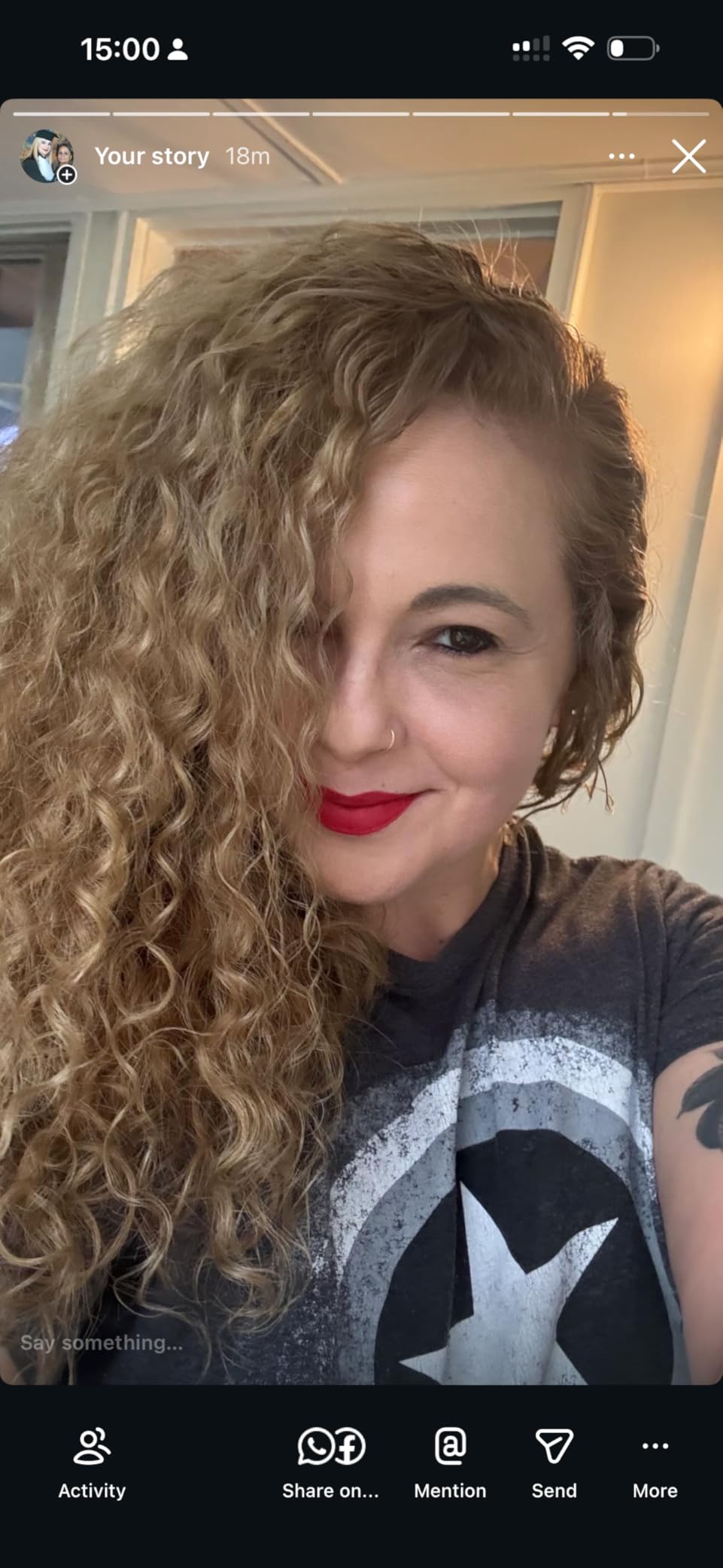 Bed Head Curls-in-Check 1875W Hair Diffuser Dryer | Great for Curly Hair, Reduce Frizz & Static, Diffuser Hair Dryer Enhances Natural Curl, Waves & Texture customer photo 1