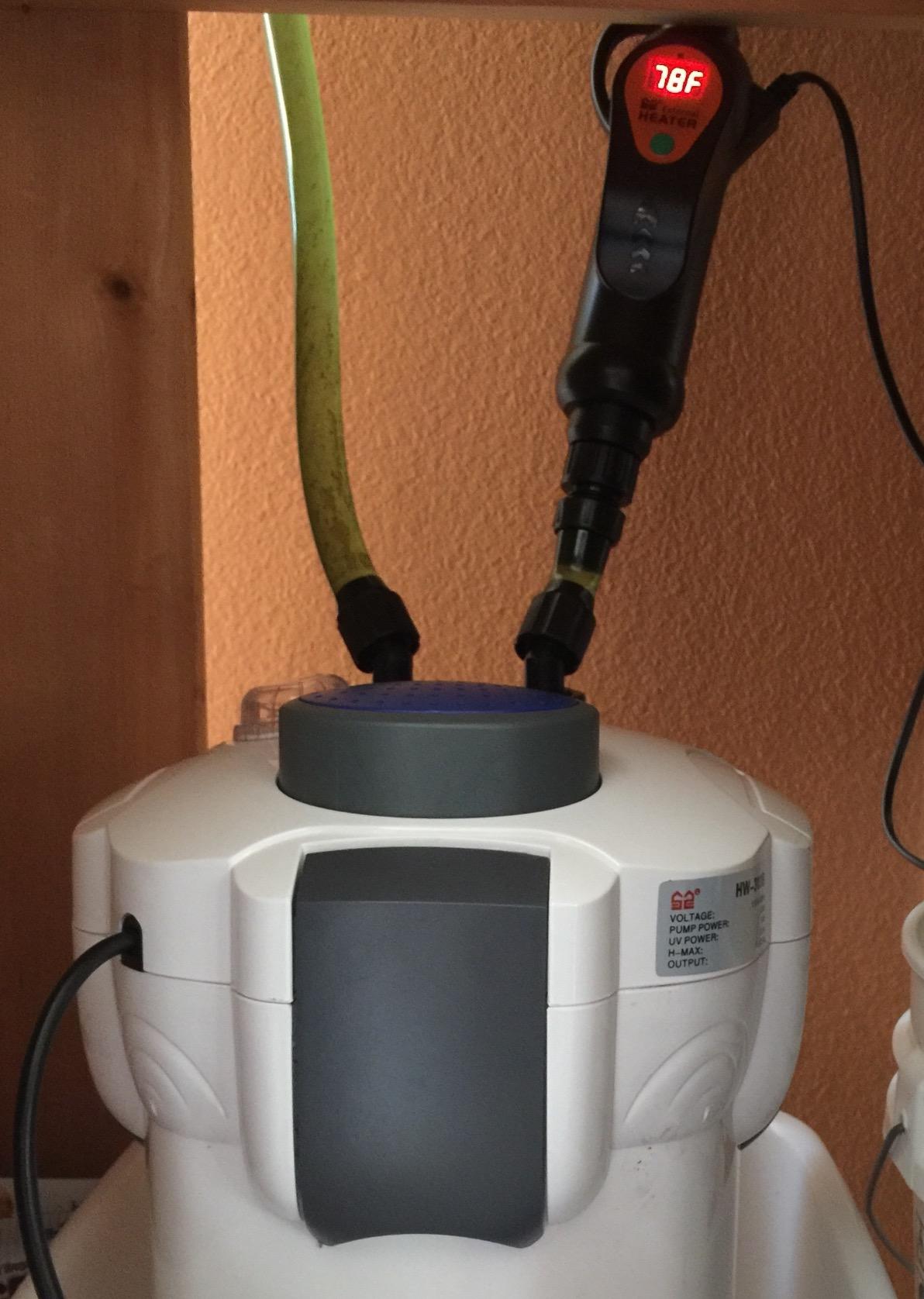 SunSun HW-303B 370GPH Pro Canister Filter Kit with 9-watt UV Sterilizer customer photo 2