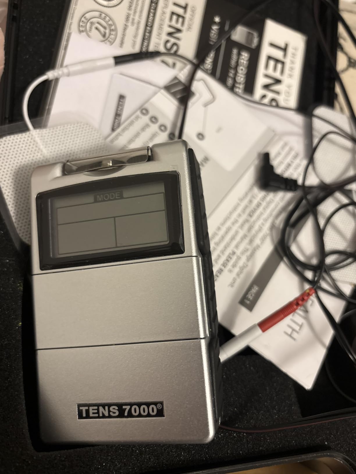 TENS 7000 Digital TENS Unit with Accessories - Muscle Stimulator Machine for Back Pain Relief, Sciatica, Neck, Nerve, Shoulder, Hip, Elbow customer photo 2
