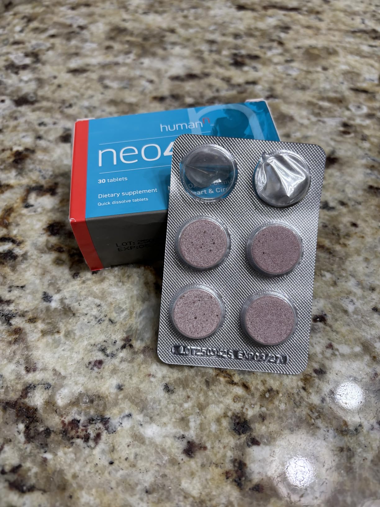 HumanN Neo40 Daily Heart & Blood Circulation Supplements to Boost Nitric Oxide - Supports Blood Pressure - from Maker of SuperBeets -Includes 30 Dissolvable Tablets - Tasty Fruity Flavor customer photo 1