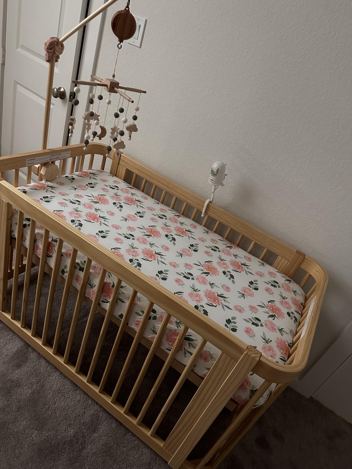 Burt's Bees Baby Organic Cotton Fitted Crib Sheet, Unisex Baby Beddings | A nursery essential crib sheet with 360 elastic that prevents sheets from creeping up on the mattress customer photo 1