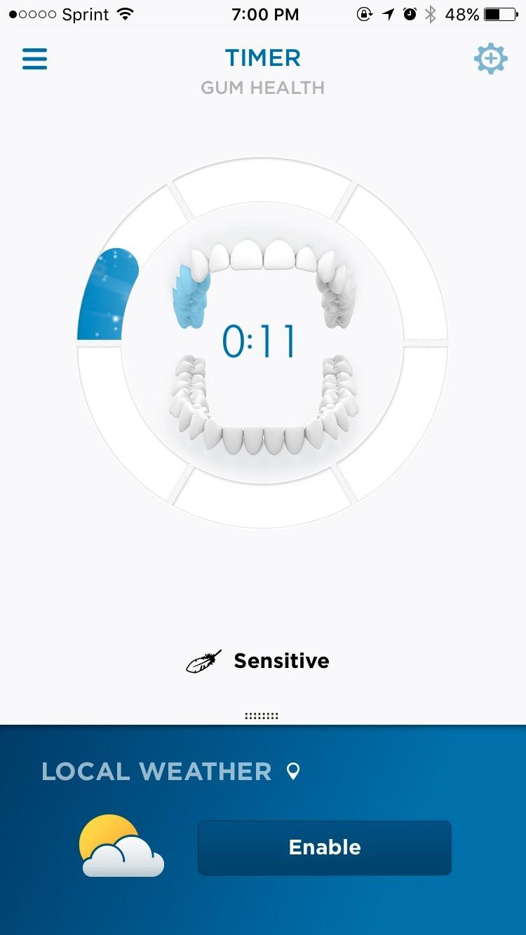 Oral-B Smart 5000 Rechargeable Electric Powered Toothbrush, Black with Travel Case and Bluetooth - Visible Pressure Sensor to Protect Gums - 5 Cleaning Modes - 2 Minute Timer customer photo 2