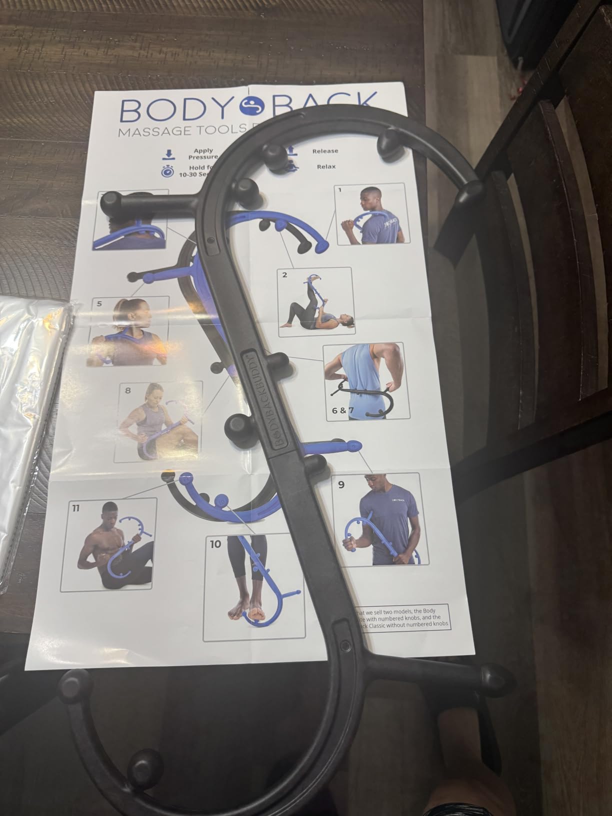 Body Back Buddy Classic Back Massager & Neck Massager for Pain Relief | USA Made Dual Massage Hooks For Back, Shoulder, And Neck, Muscle Knot Remover For Trigger Point Therapy customer photo 1