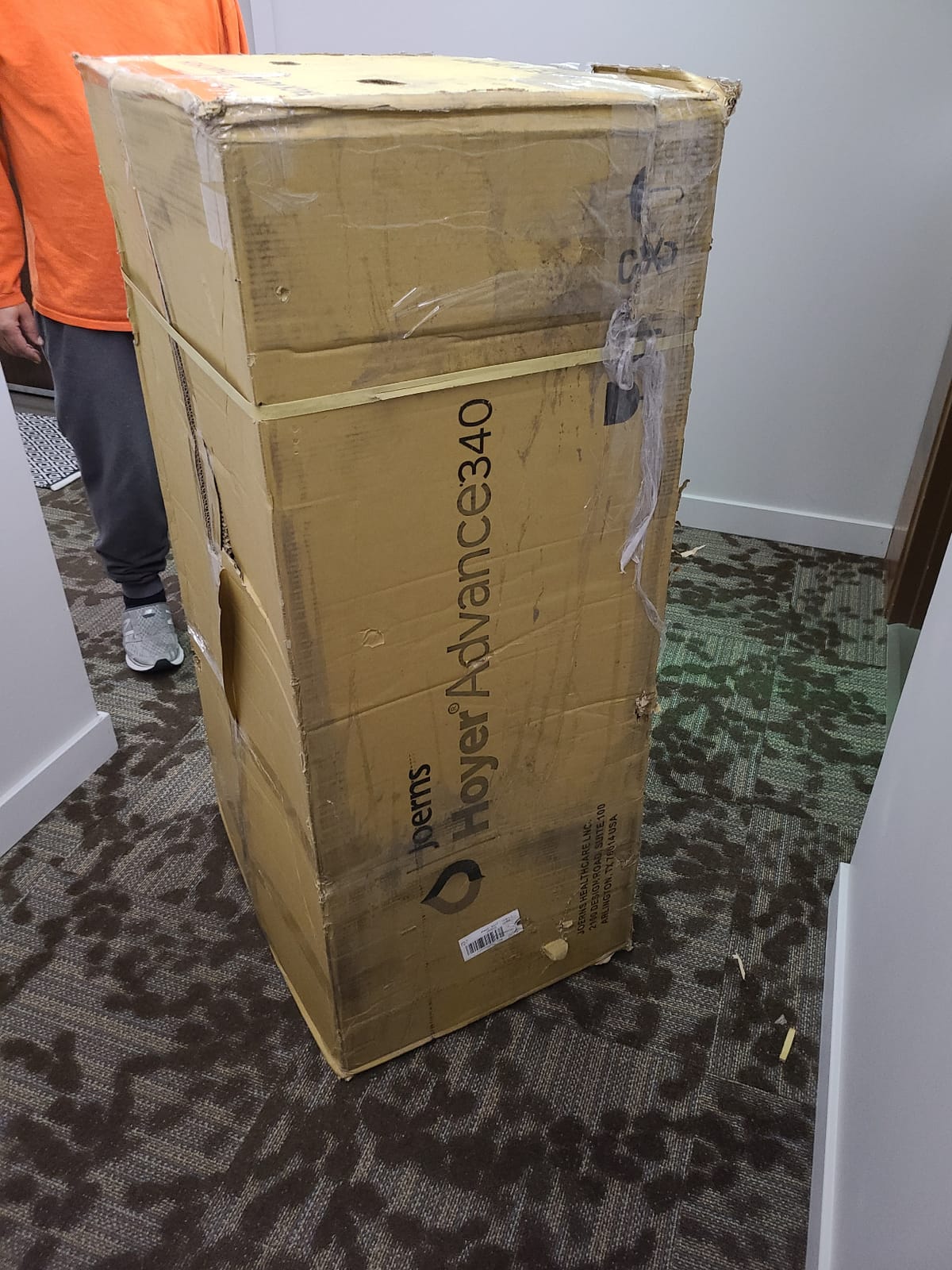 Joerns Hoyer Advance Electric Portable Patient Lift - Foldable Lightweight 70 lbs, 340 lb Capacity, Battery Powered for Home Care, Nursing & Professional Use- E340 customer photo 1