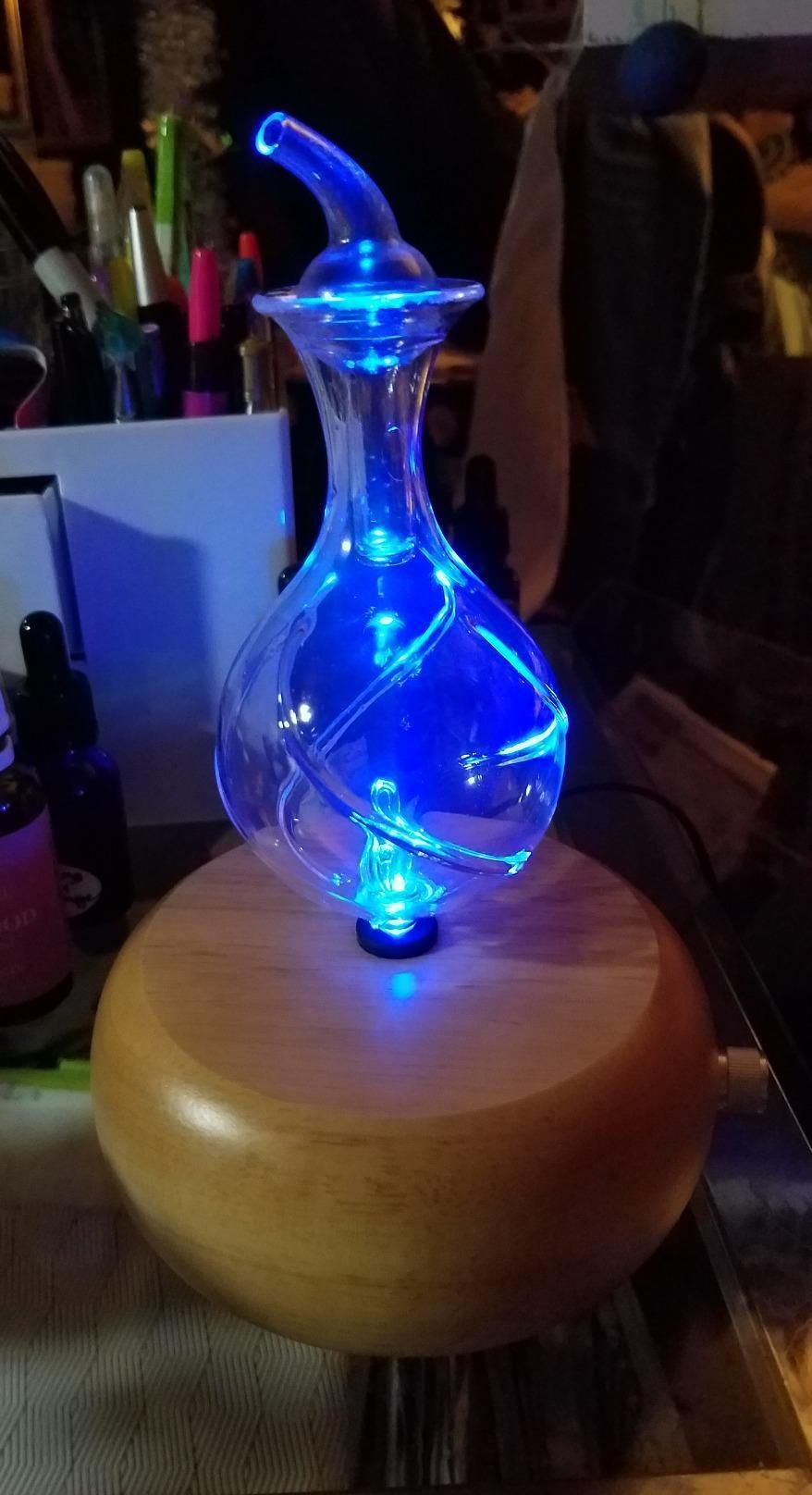 Nebulizing Pure Essential Oil Aromatherapy Diffuser, Premium Home & Professional Use, No Heat, No Water, No Plastic - Dark Radiance by Organic Aromas customer photo 2