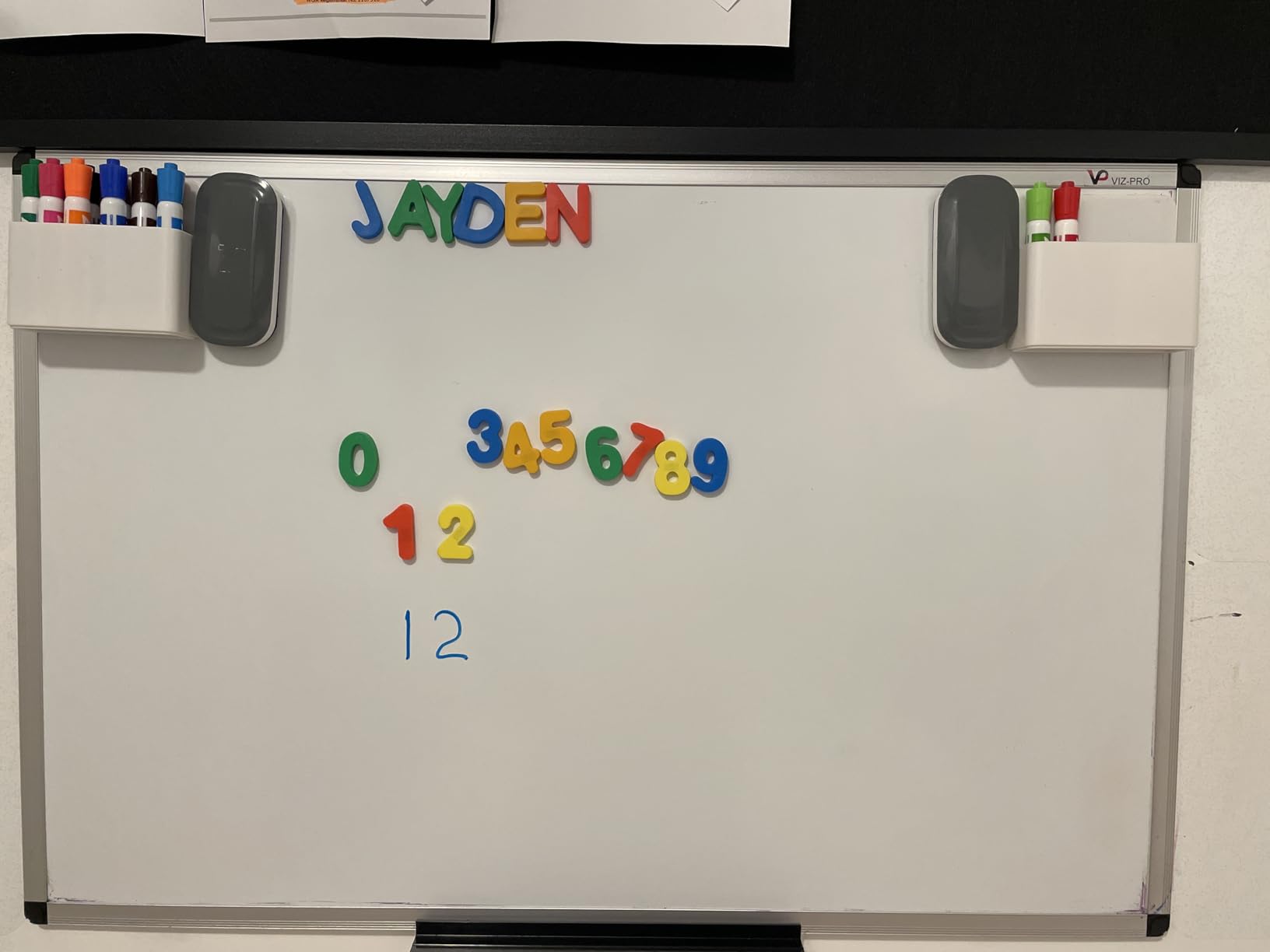 VIZ-PRO Magnetic Dry Erase Board, 36 X 24 Inches, Silver Aluminium Frame customer photo 2