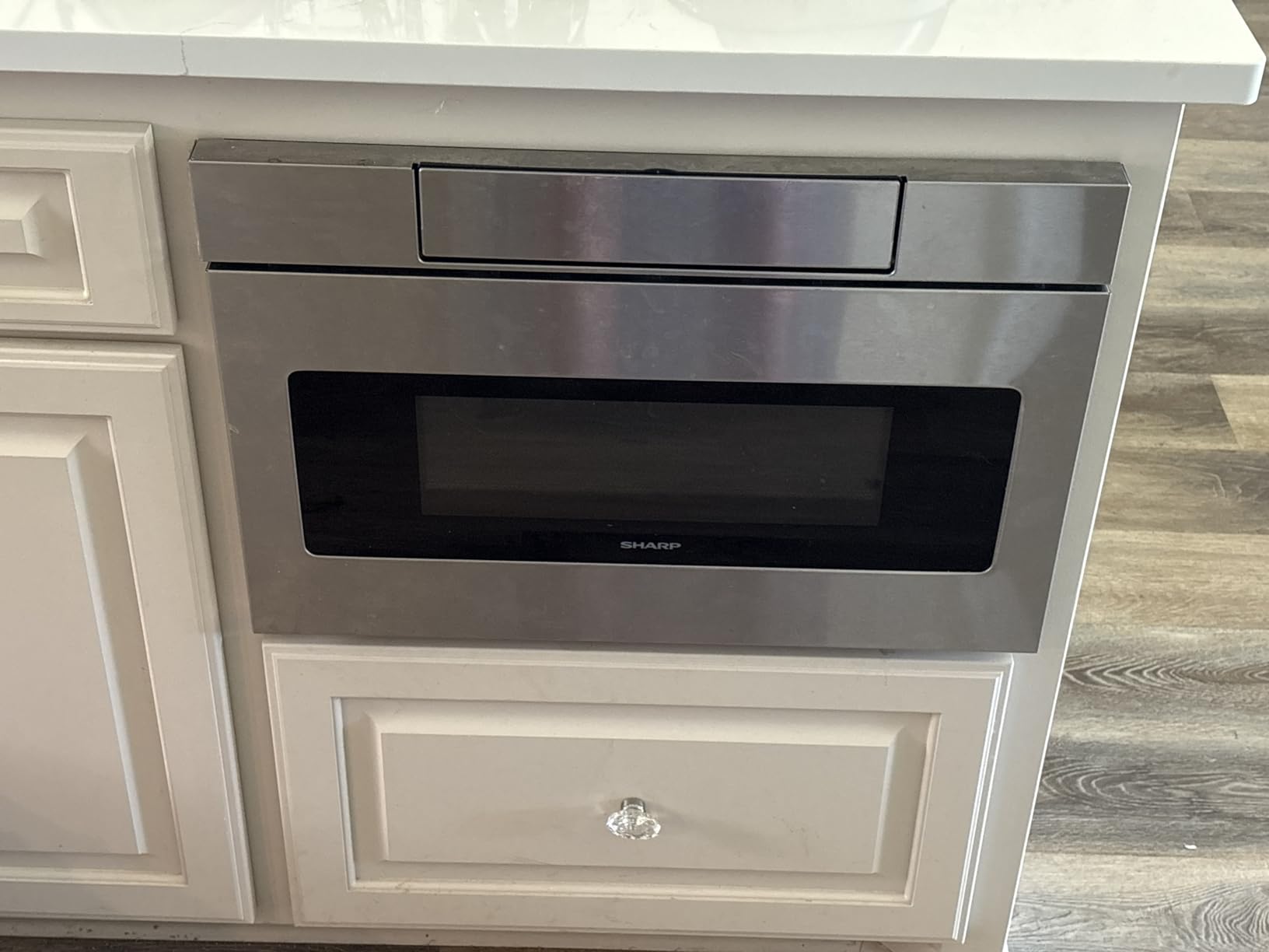 Sharp SMD2470ASY 24 in. 1.2 cu. ft. Built-In Microwave Drawer Oven customer photo 2