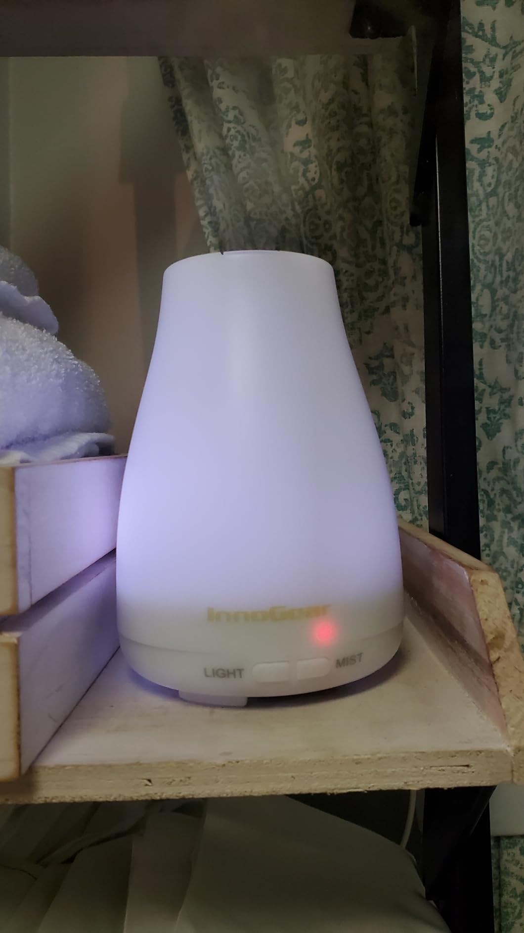 InnoGear Essential Oil Diffuser Ultrasonic Diffusers for Home, Basic White | 100ml customer photo 2