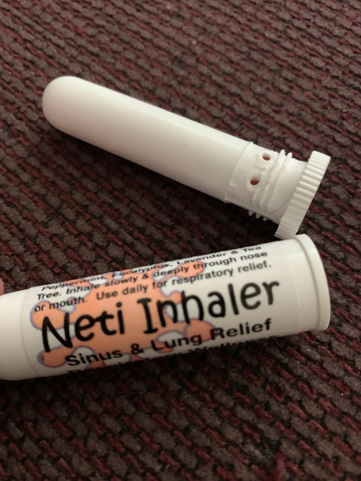 Urban ReLeaf NETI Salt Air Relief Inhalers, Set of Two with Himalayan Salt and Botanicals customer photo 1