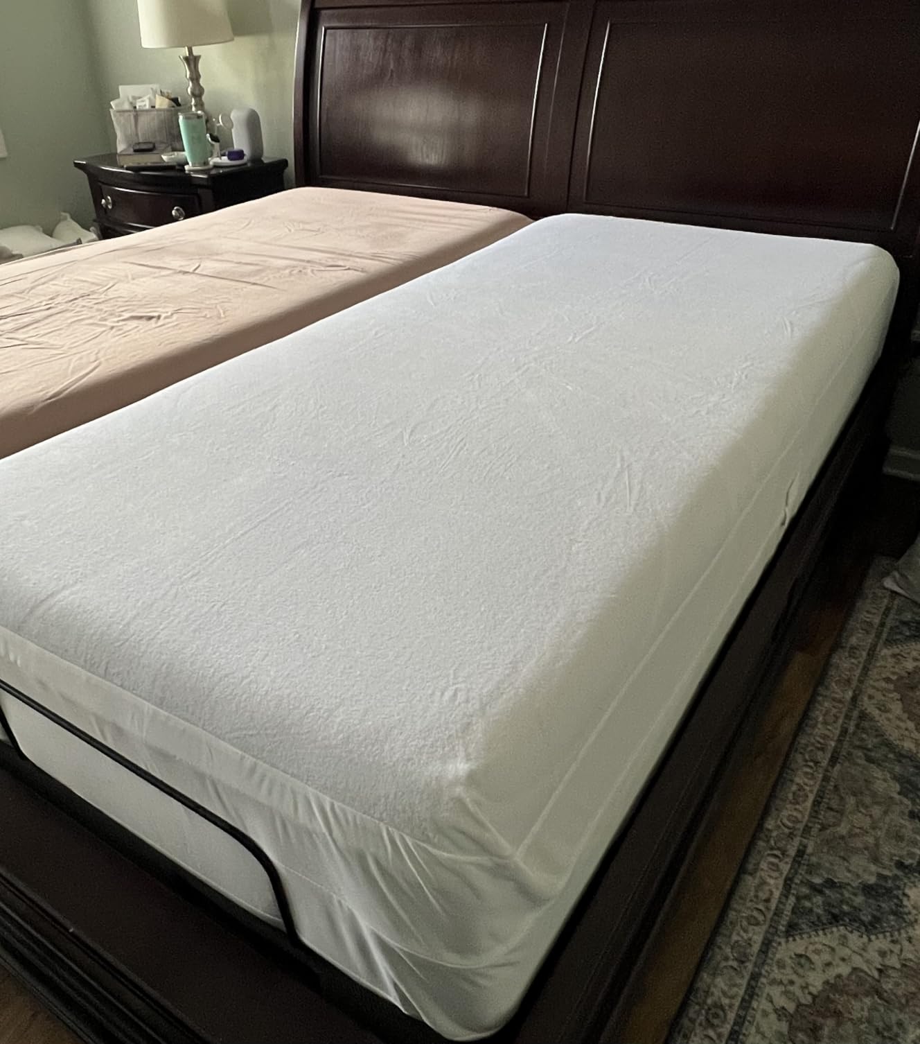 SureGuard Queen (9-12 in. Deep) SureGuard Mattress Encasement - 100% Waterproof, Bed Bug Proof, Hypoallergenic - Premium Zippered Six-Sided Cover customer photo 2