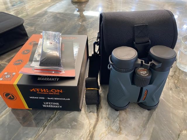Athlon Optics 8x42 Midas UHD Gray Binoculars with ED Glass for Adults and Kids customer photo 2