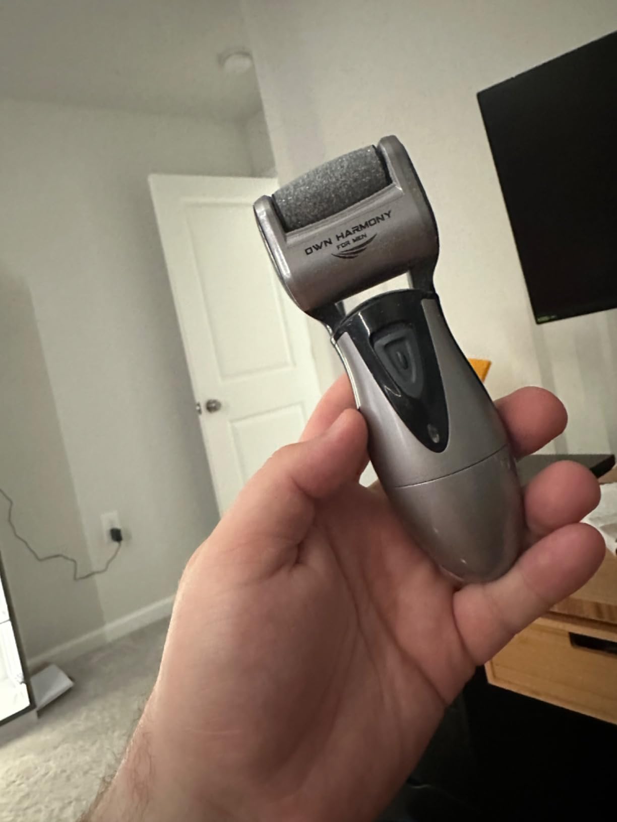 Electric Callus Remover: Rechargeable Electronic Foot File CR900 by Own Harmony (Powerful Motor) Best Pedicure Tools w 3 Rollers Professional Pedi Feet Care Sander for Cracked Heels and Hard Skin customer photo 1