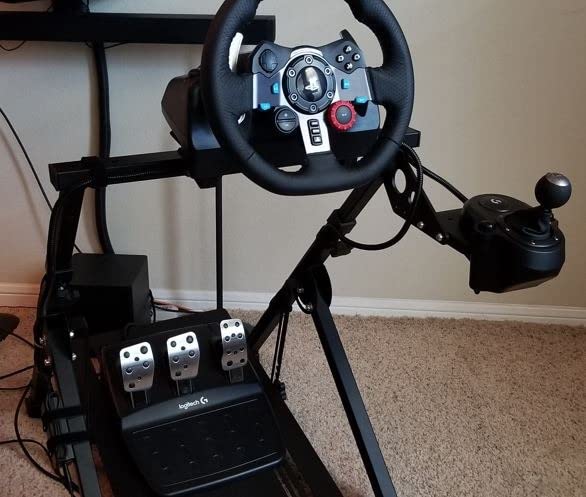 Logitech G29 Racing Wheel and Pedals for PS5/PS4/PC | Stainless steel paddle shifters, leather steering wheel cover, real force feedback customer photo 1