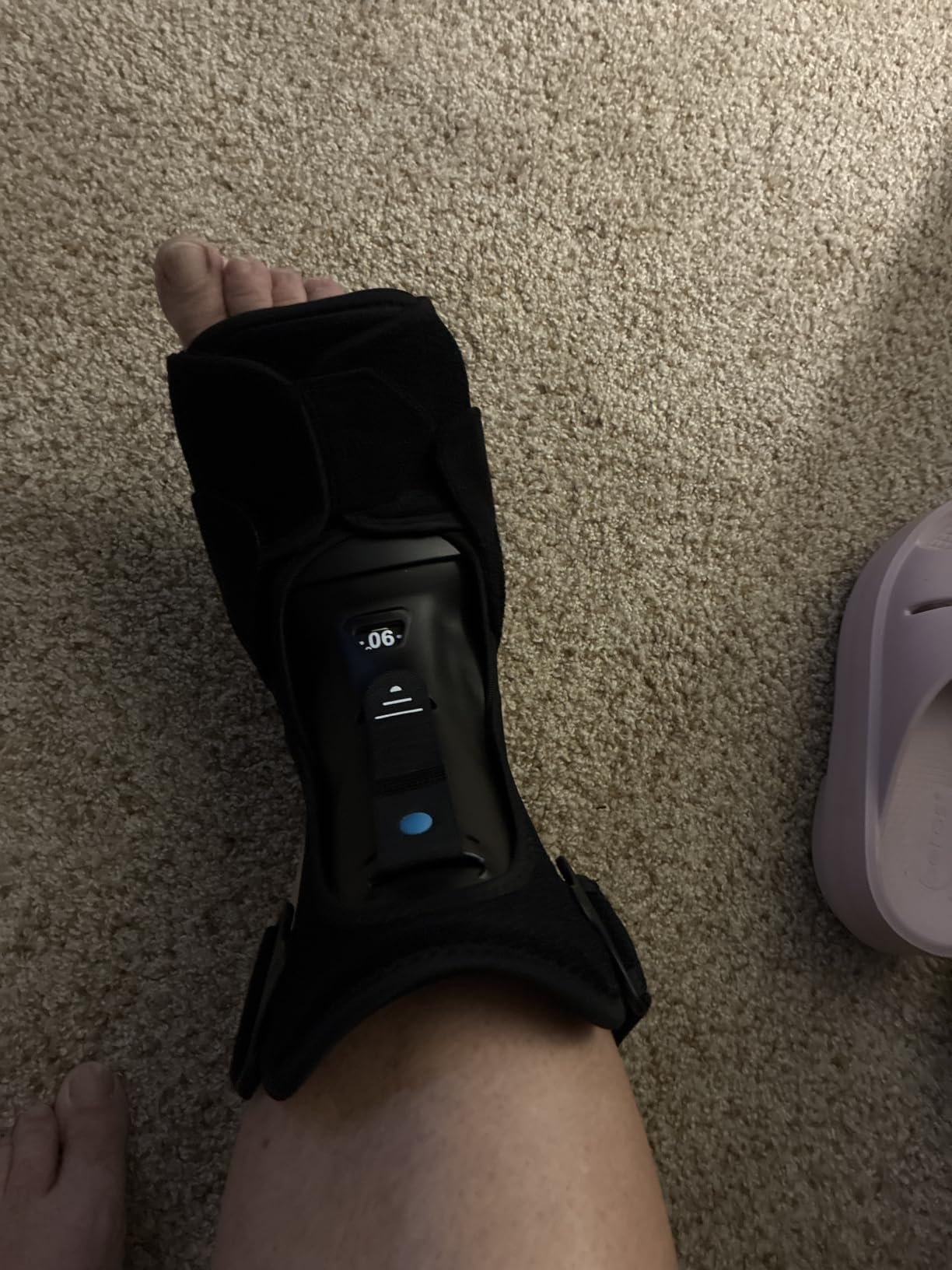 Ovation Medical Hybrid Night Splint - Comfortable and Supportive Plantar Fasciitis Night Splint - Premium Nighttime Foot Brace for Heel Pain - Combination Posterior and Dorsal (Small-Medium) customer photo 2