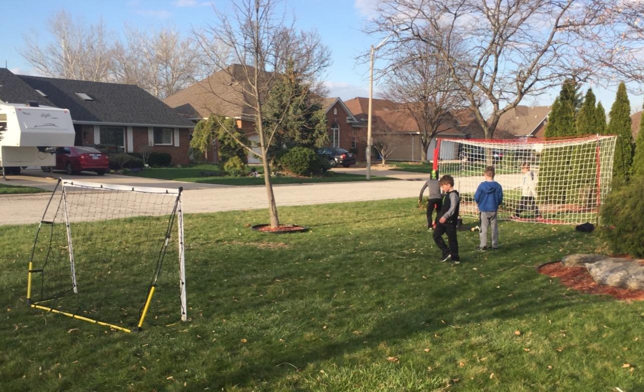 PowerNet Soccer Goal for Backyard, 3Mx2M / 6x4 / 8x4 / 12x6 / 14x7 /18.5x6.5 / 21x7 / 24 x 8 Portable Soccer Net, Sports & Outdoors Training Equipment, Quick Setup 1 Goal & Zipper Storage Bag customer photo 1