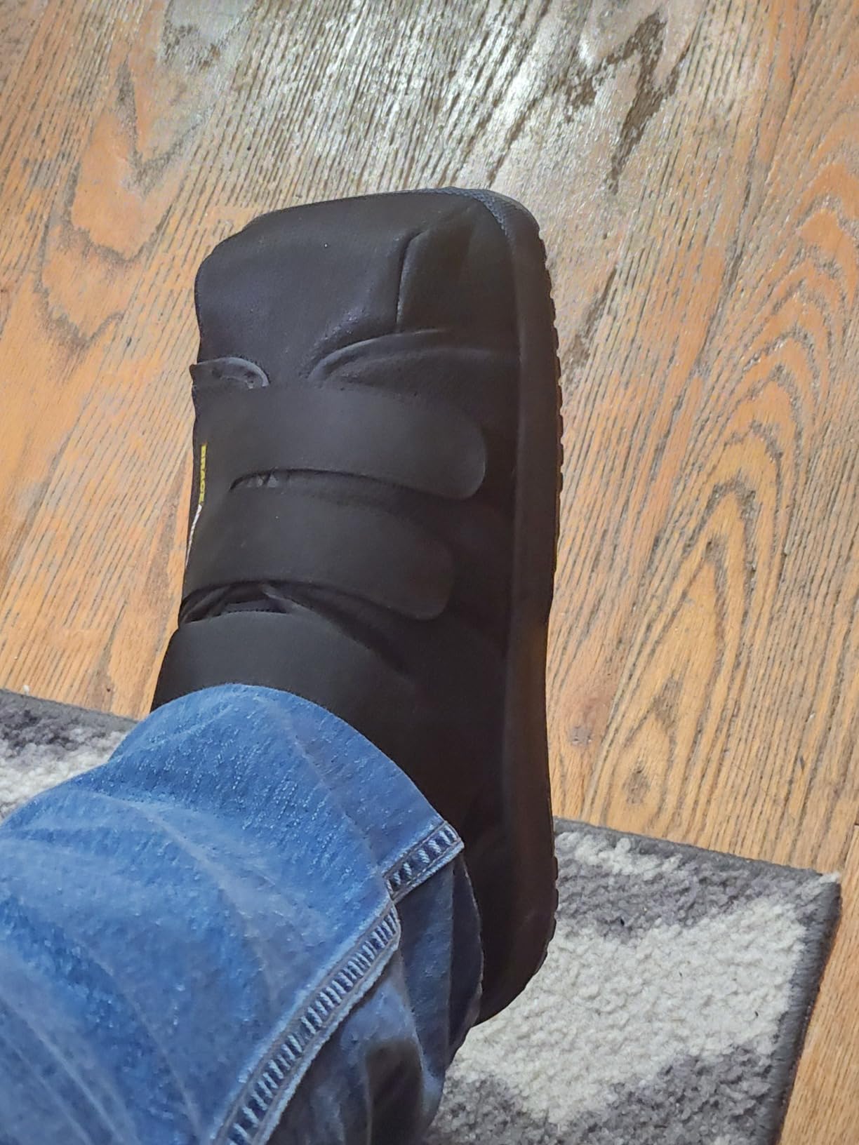 BraceAbility Closed Toe Medical Walking Shoe - Lightweight Broken Toe Cast Boot, Fracture Foot Brace for Metatarsal Stress Fracture, Post-op Bunion, Hammertoe Surgery Recovery - For Men or Women (XL) customer photo 1