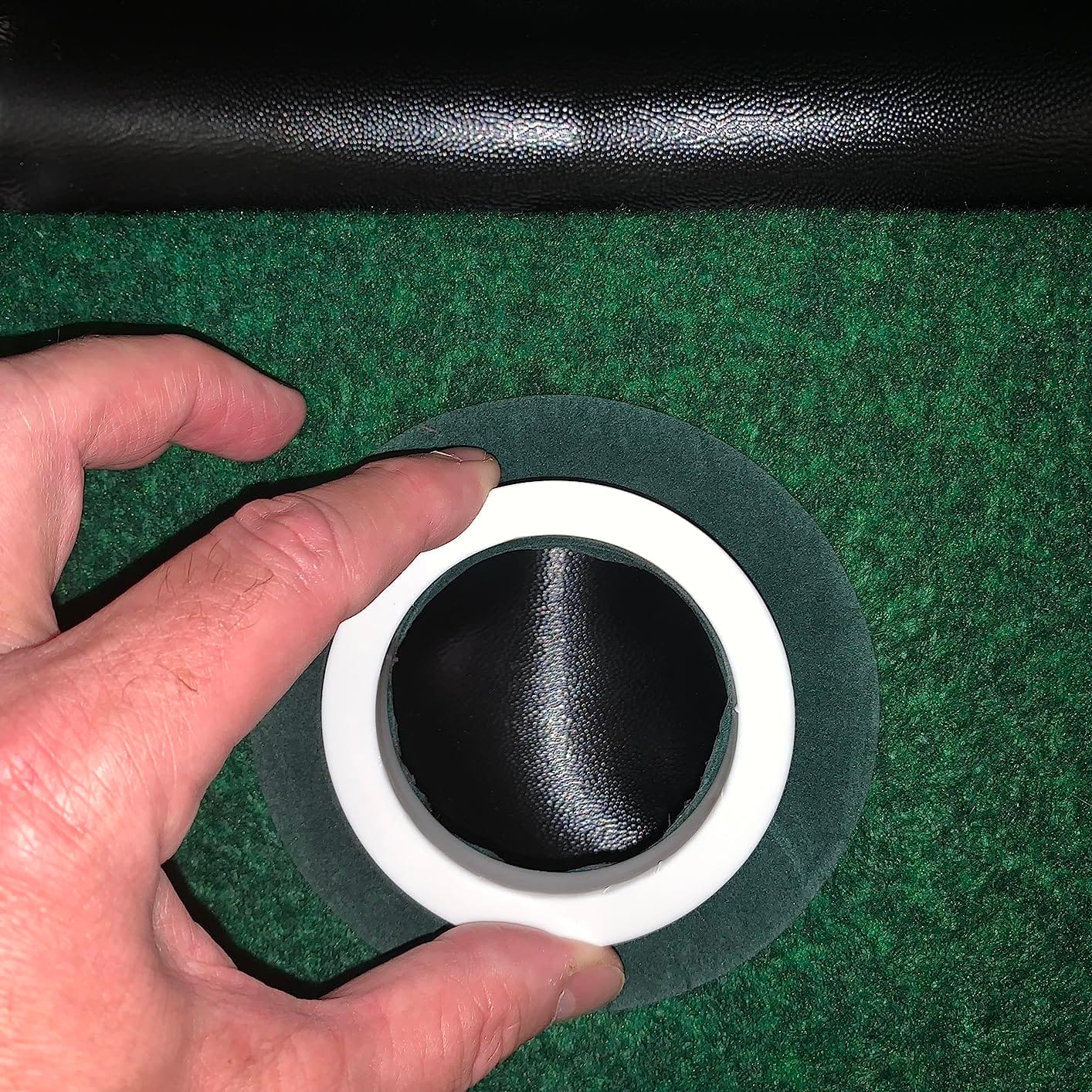 SKLZ Putting Green: Perfect Your Golf Skills with Realistic Home Practice - Improve Your Putting Stroke, Lower Your Scores, and Enjoy Convenient, Training Anytime, Anywhere! customer photo 1