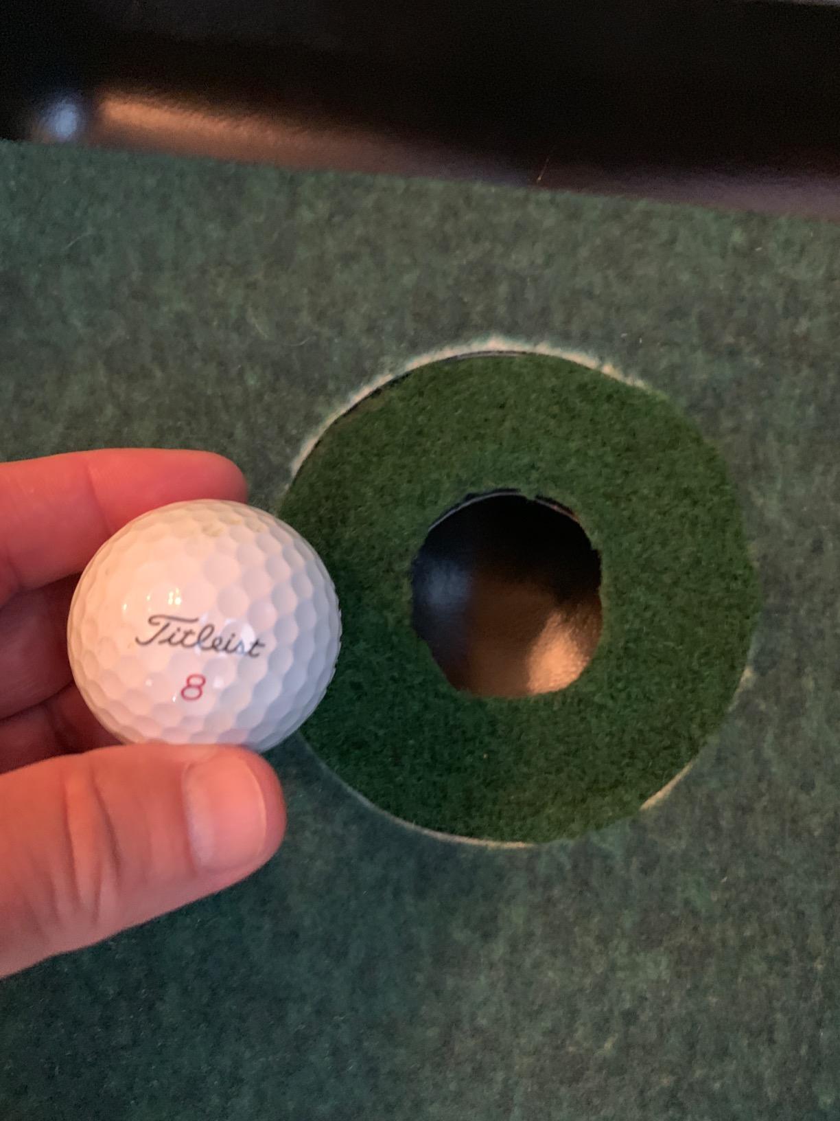 SKLZ Putting Green: Perfect Your Golf Skills with Realistic Home Practice - Improve Your Putting Stroke, Lower Your Scores, and Enjoy Convenient, Training Anytime, Anywhere! customer photo 2