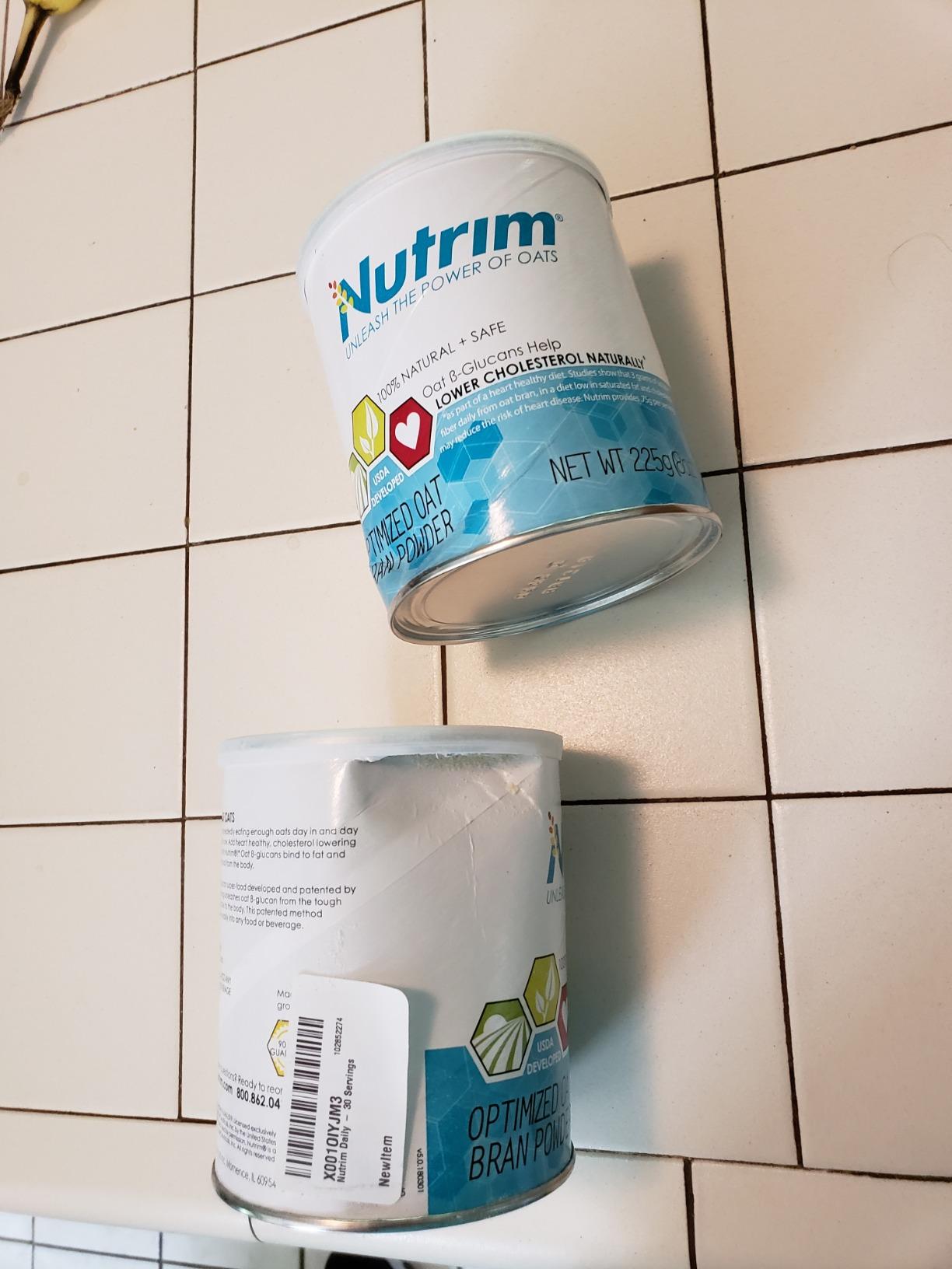 Nutrim Oat Bran Powder with 750mg Beta Glucan per Serving - Easy-Mix Soluble Fiber for Cholesterol Management & Immune Support - Heart Healthy, Non-GMO & Vegan Oatmeal Powder customer photo 2