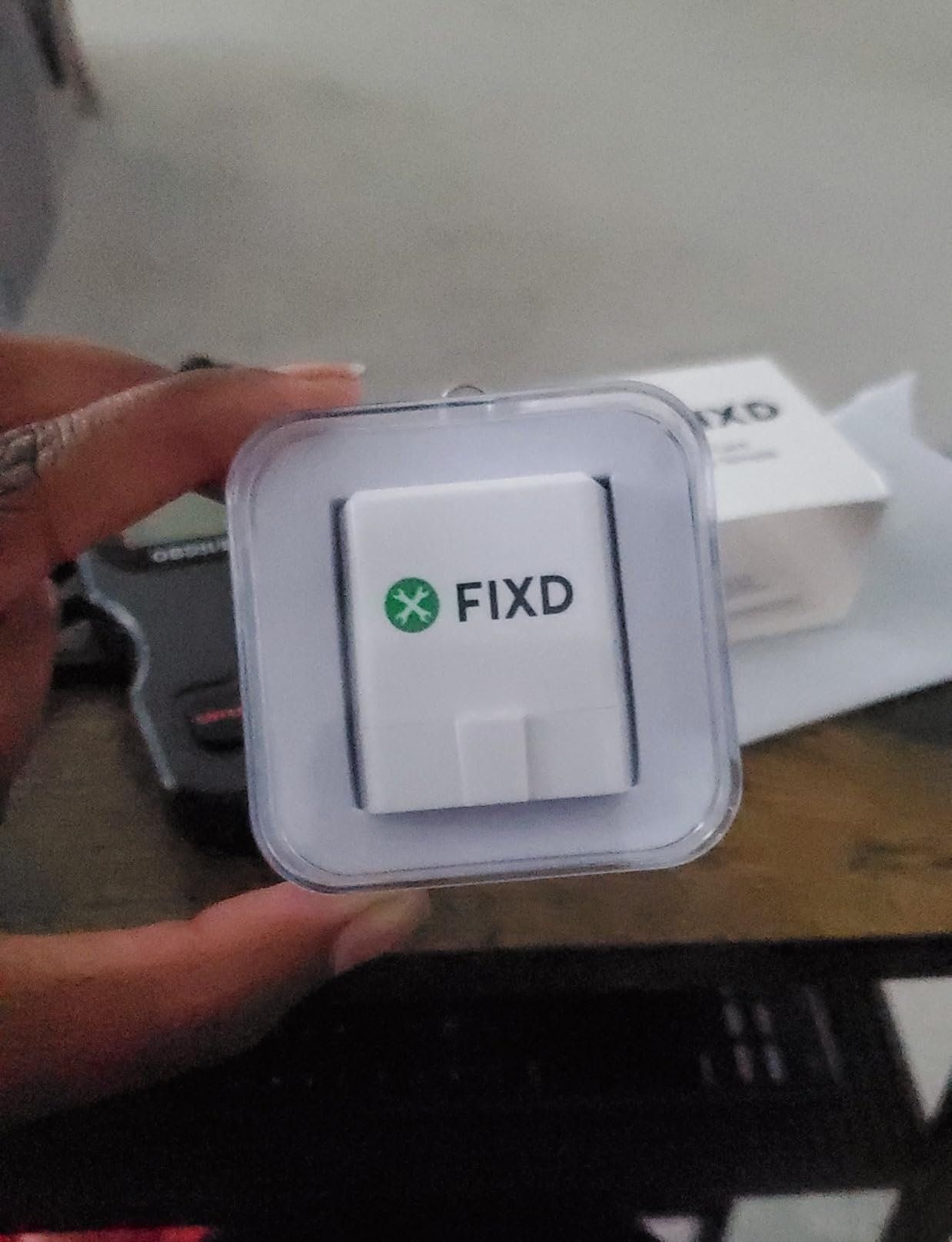FIXD Bluetooth OBD2 Scanner - Car Diagnostic Check Engine Code Reader for iPhone/Android, Enhanced manufacturer data customer photo 1