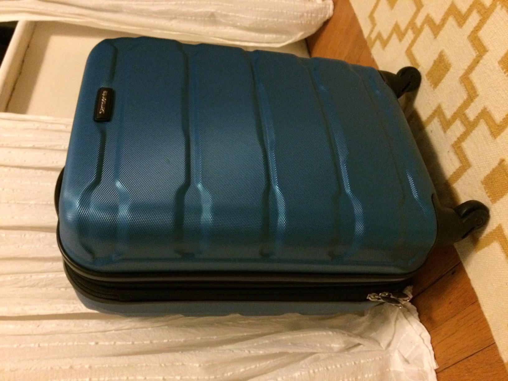 Samsonite Omni PC Hardside Expandable Luggage with Spinner Wheels, Teal, 3-Piece Set (20/24/28) customer photo 2