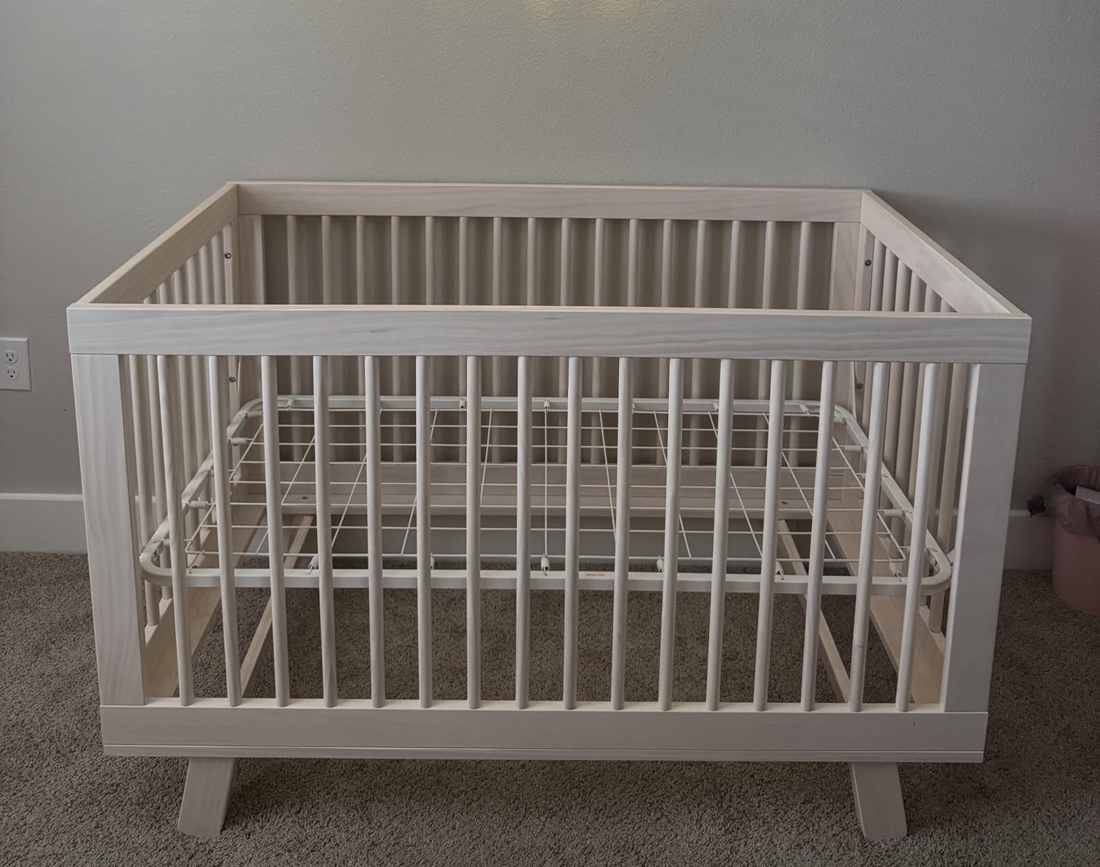 Babyletto Hudson 3-in-1 Convertible Baby Crib, Washed Natural | GREENGUARD Gold Certified Wooden Crib - Converts to Toddler Bed & Daybed - 4 Adjustable Mattress Heights customer photo 1