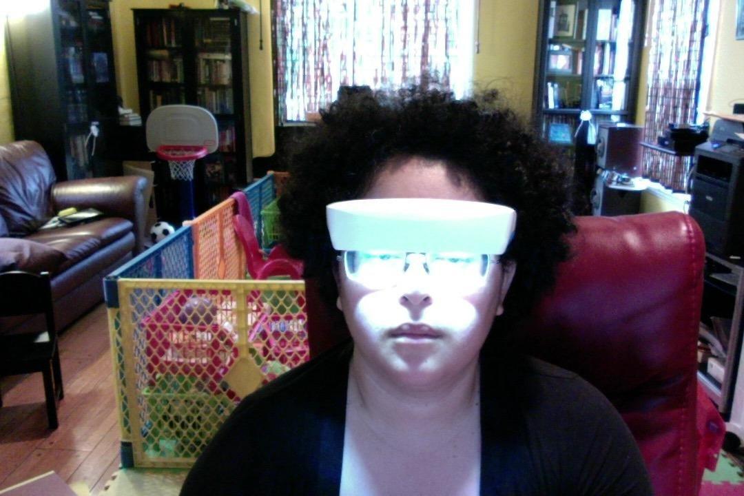 Luminette 2 Light Therapy Glasses (Updated 2024) - Wearable Happy Lamp - Natural Relief for Sleep Problems, Seasonal Mood Disorders, and Jet Lag - Portable Daylight Lamp customer photo 2