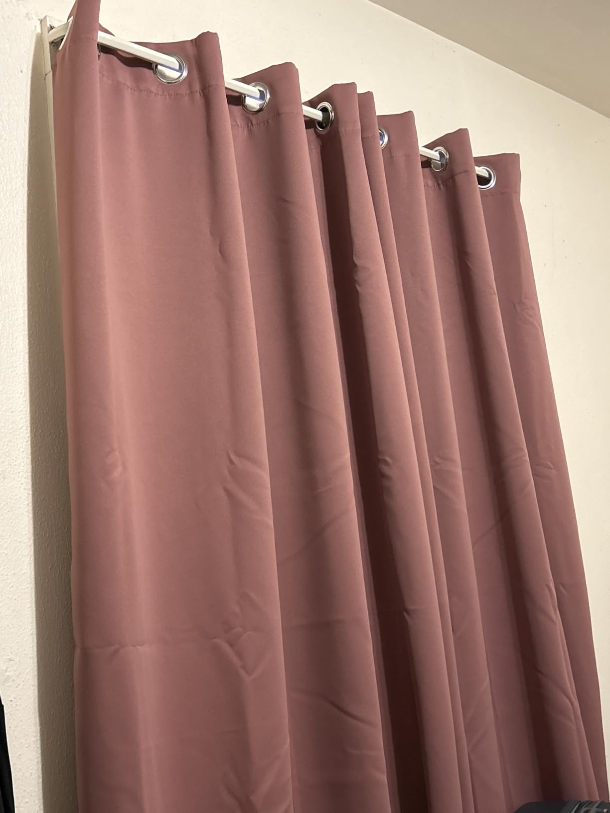 NICETOWN Grey Blackout Curtains for Bedroom 84 Inches Long, 2 Panels, W52 | Thermal Drapes Grommet Room Darkening Light Blocking Curtains Window Treatments for Living Room customer photo 1