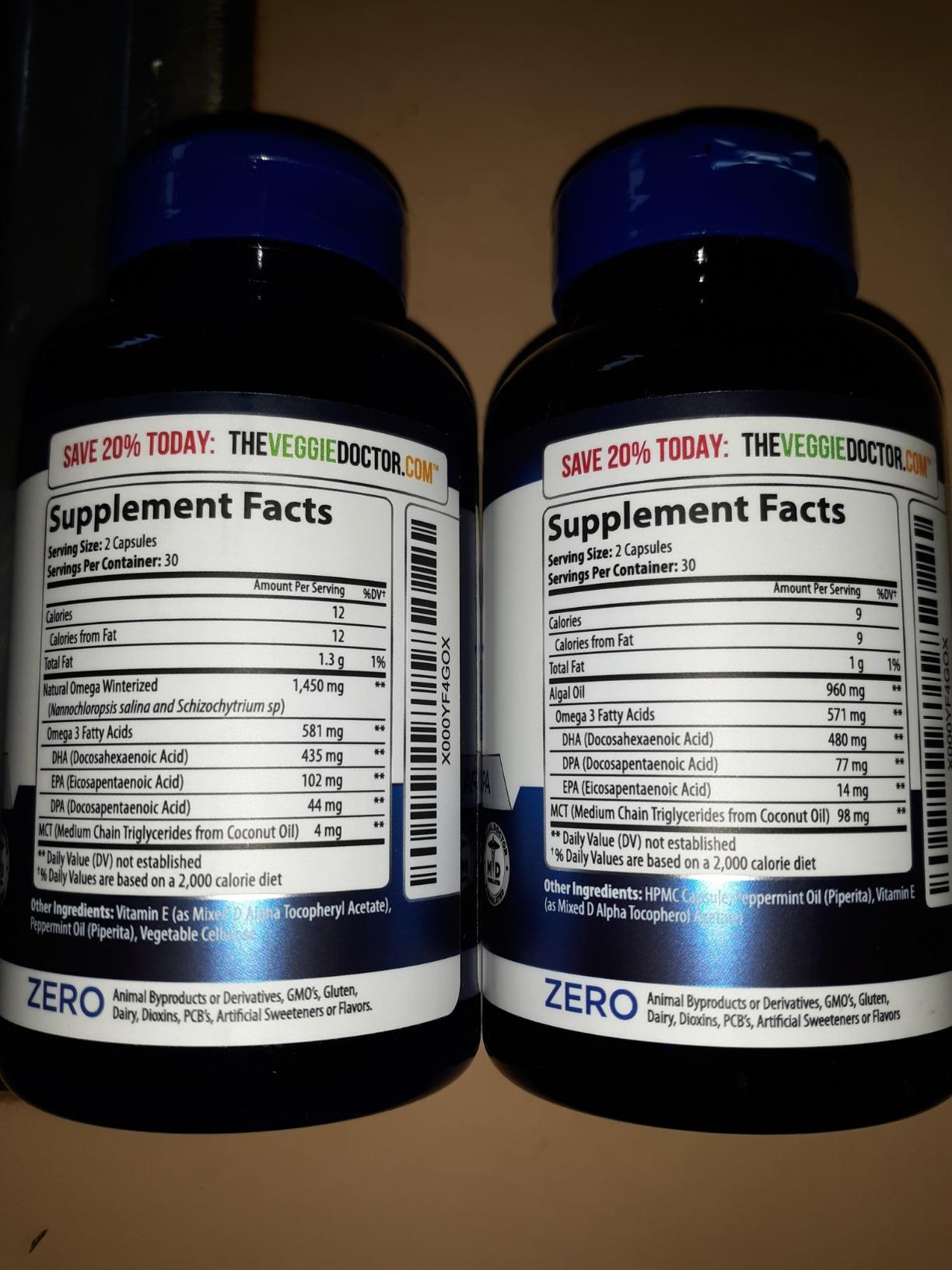 Vegan Omega 3 Supplement - Algae Omega 3 with DHA EPA DPA - Vegan Capsules from Algal - Fish Oil Alternative - Plant-Based Algae Oil Formula - Non-GMO, Carrageenan-Free, High Strength customer photo 2