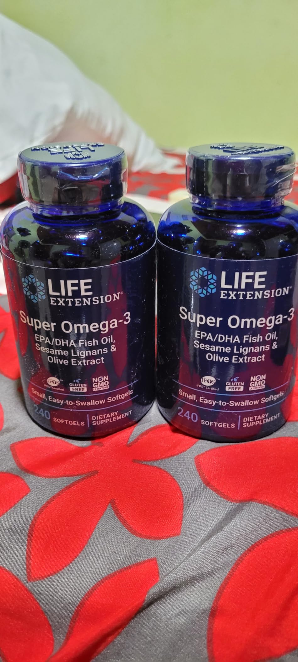 Life Extension Super Omega-3 EPA/DHA Fish Oil, Sesame Lignans & Olive Extract - Heart Health, Brain Health, Inflammation Health Support, Cholesterol Health Support, Gluten-Free, Non-GMO, 60 Softgels customer photo 2