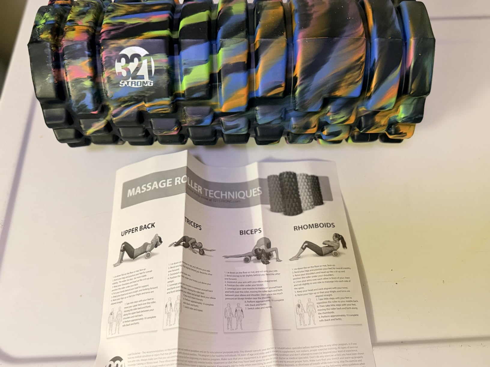 321 Strong Foam Roller - Medium Density Deep Tissue Massager for Muscle Massage and Myofascial Trigger Point Release customer photo 2