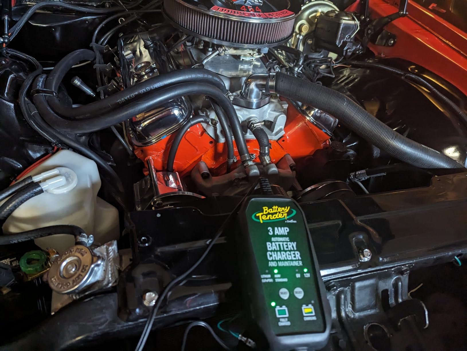 Battery Tender 3 AMP Battery Charger and Maintainer - Automotive Switchable 12V or 6V Smart Automatic for Cars SUVs and Trucks - Lead Acid, AGM, Gel, & Lithium Battery Charger - 022-0202-COS customer photo 1