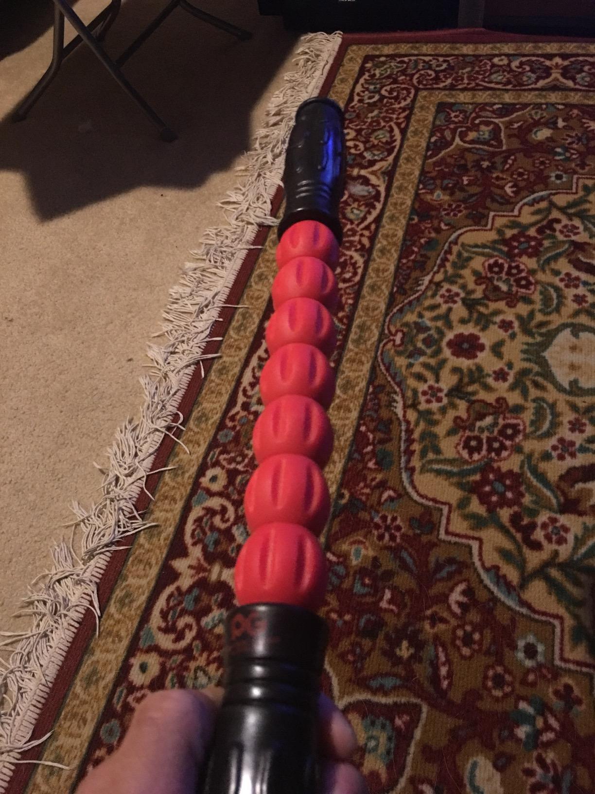 Physix Gear Roller Stick - Muscle Roller Massage Stick for Legs, The Stick Massage Roller for Deep Tissue Massaging Stick for Athletes, Physical Therapy Muscle Roller, Recovery Stick Roller customer photo 2