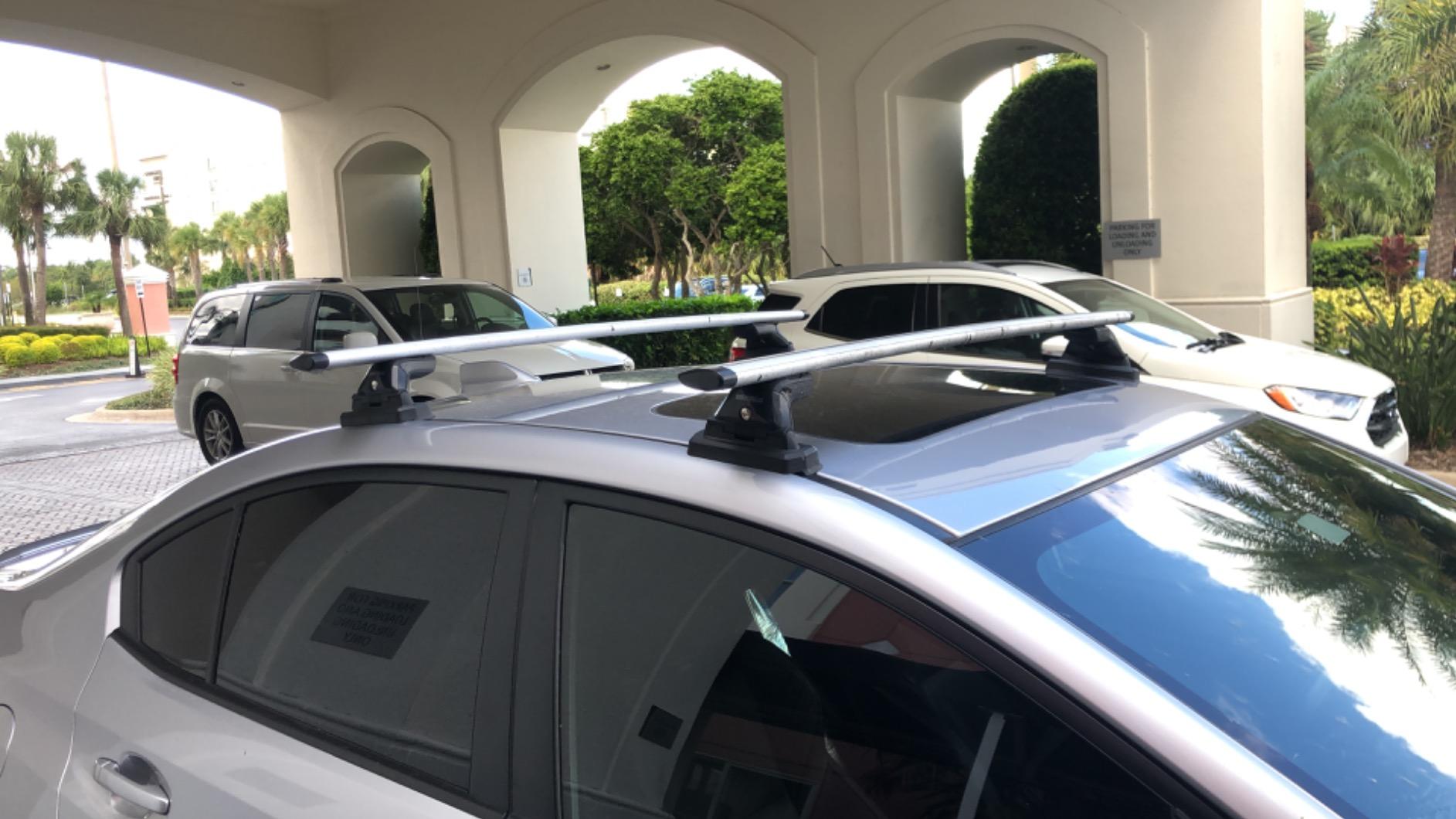 Yakima Set of 2 Roof Rack Crossbars, Rooftop Car, SUV, or Truck T-Slot Bars Compatible with StreamLine Tower - JetStream, 50 Inch customer photo 2