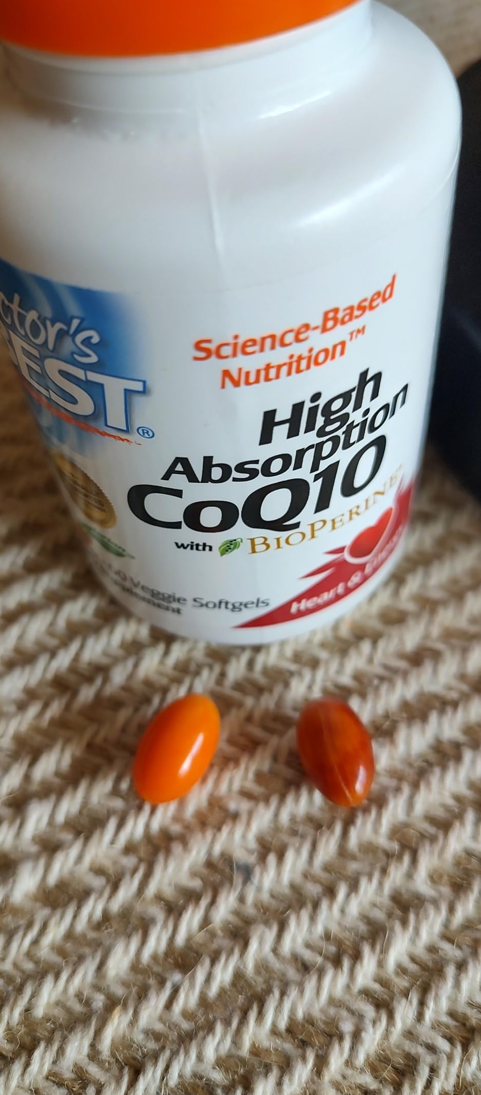 Doctor's Best High Absorption CoQ10 200mg with BioPerine, 60 Veg Softgels | Coenzyme Q10 Softgels for Heart Health & Antioxidant Support, CoQ10 Supplement 200 mg for Women & Men, Non GMO customer photo 2