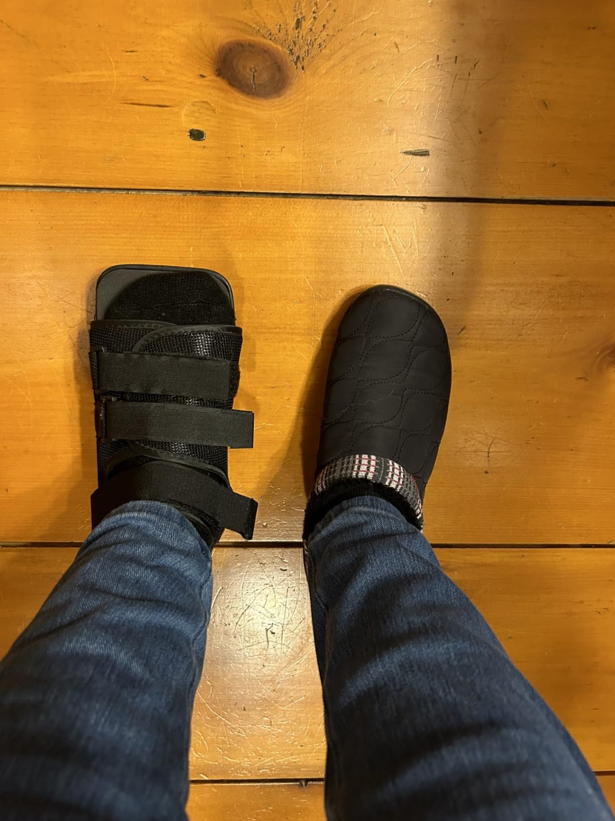 BraceAbility Post Op Shoe - Adjustable Orthopedic Medical Walking Boot for Broken Foot, Broken Toe, Stress Fracture and Injuries, Universal Cast Shoe for Men and Women After Foot Surgery (M - Female) customer photo 2