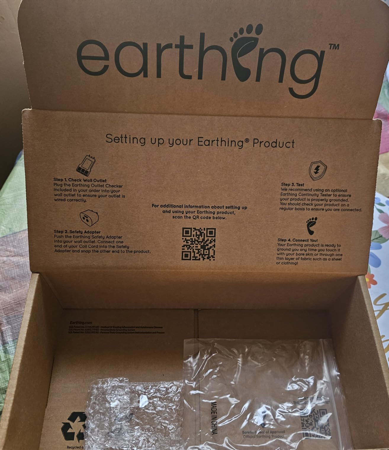 Earthing Universal Mat Kit, Clint Ober's Products, Grounding Mat for Office, Living Room, Kitchen customer photo 2