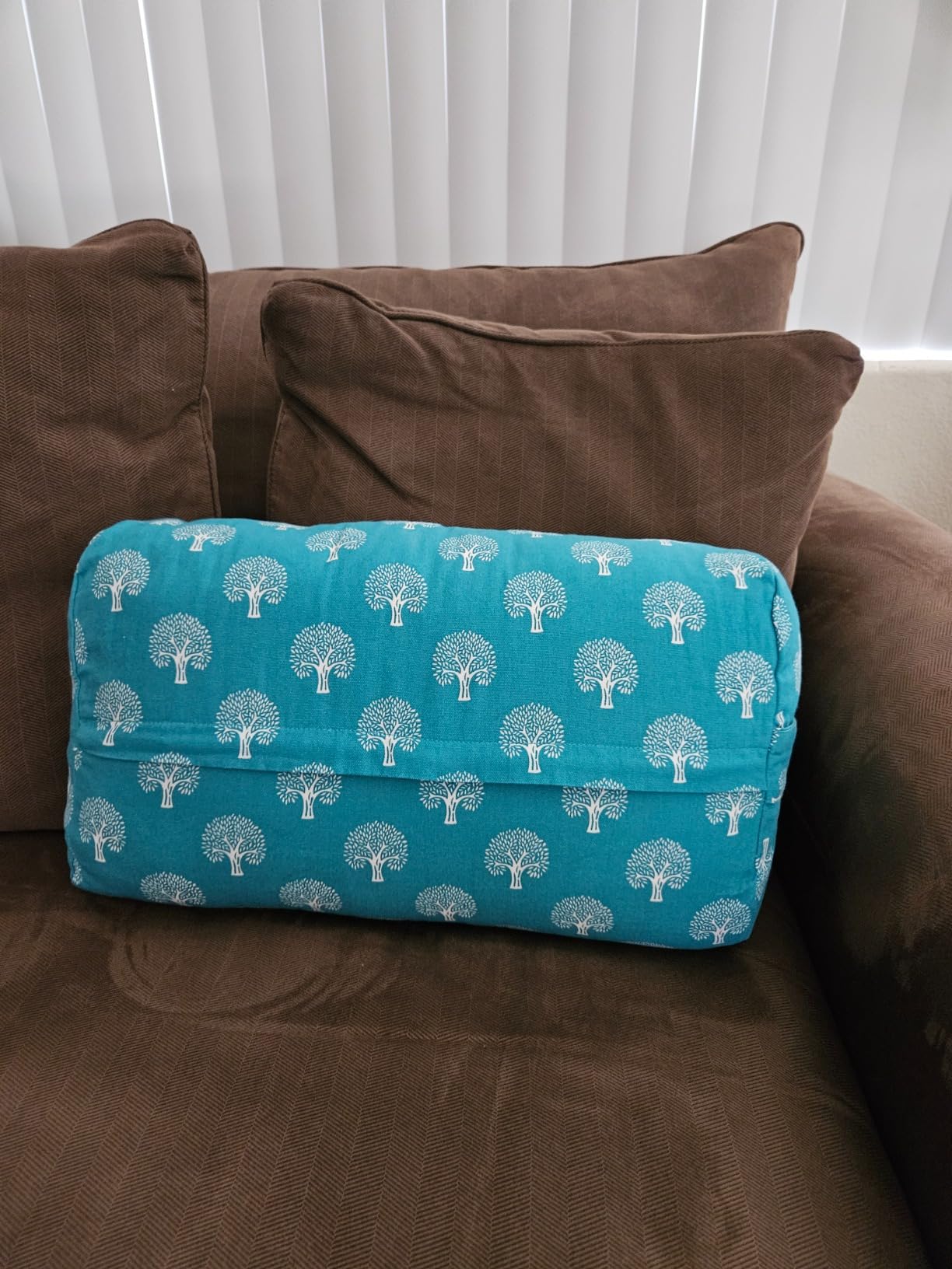 Y O GAYO Yoga Bolster - Made with 100% Cotton, Yoga Pillow Set Includes Extra Washable Cover and Carry Bag customer photo 2