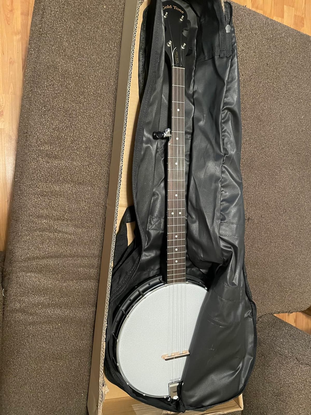 Gold Tone AC-1: 5-String Beginnner Banjo, Full Size with Gig-Bag, Bluegrass or Clawhammer customer photo 2