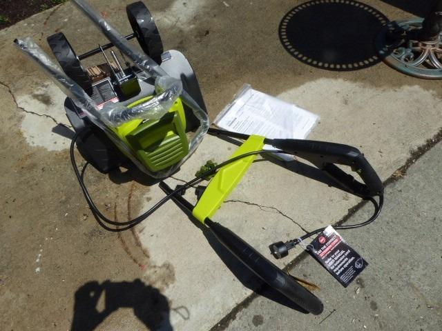 Sun Joe Corded Electric Garden Tiller & Cultivator with Steel Tines, 16