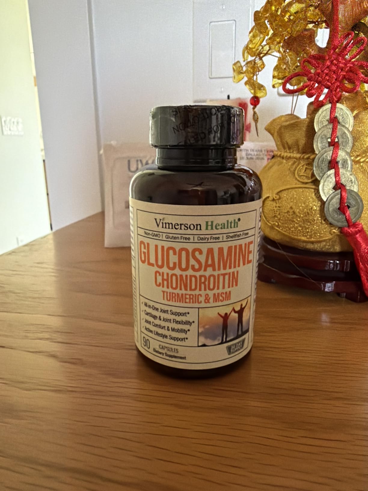 Glucosamine Chondroitin MSM Joint Support Supplement for Women and Men with Glucosamine Sulfate 1500 mg, Chondroitin and MSM for Cartilage, Joint Health and Flexibility 90 Capsules customer photo 1