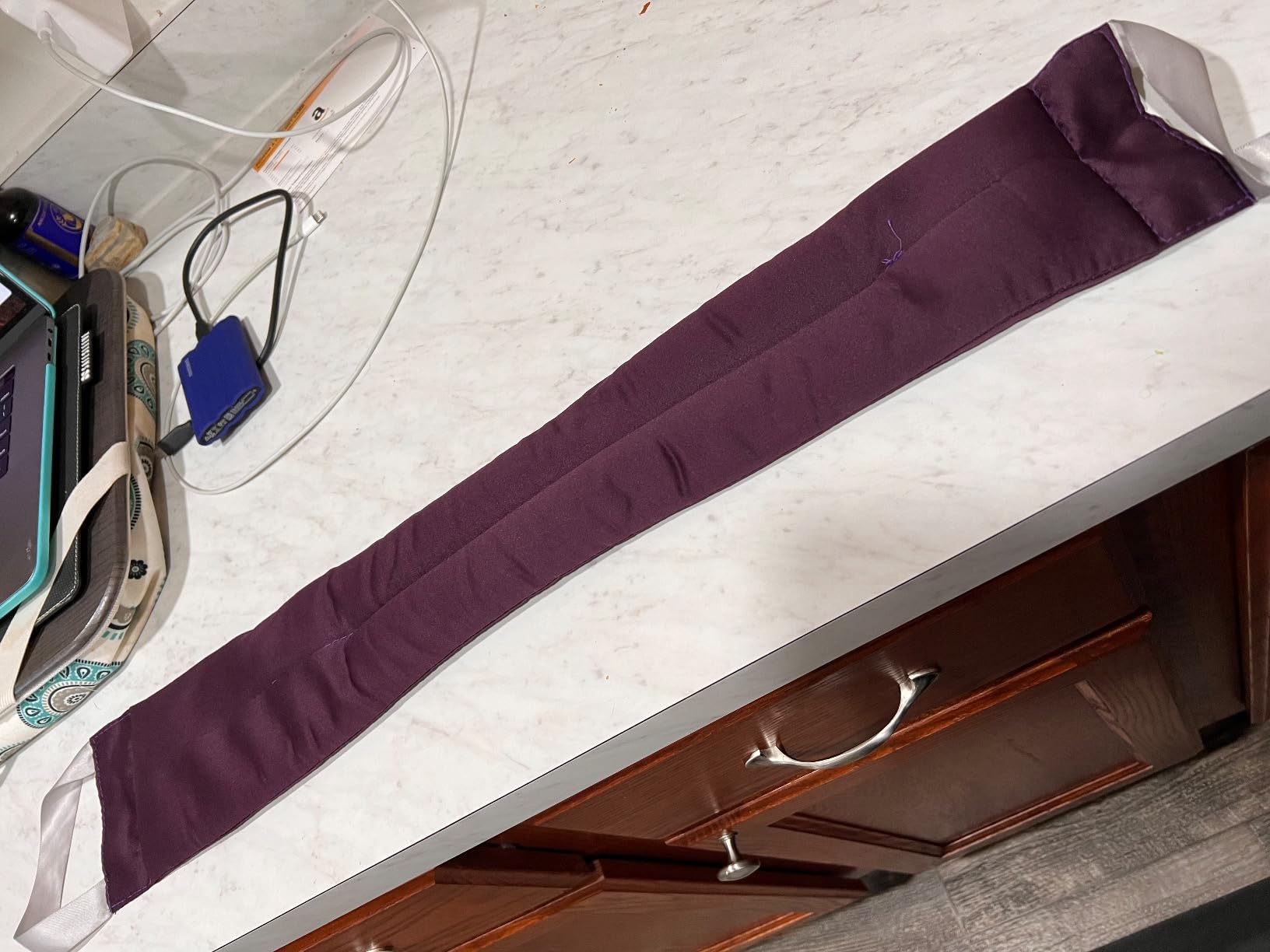 Victoria's Lavender Luxury Lavender Neck Wrap, Microwavable Neck Heating Pad, Aromatherapy Wrap for Men & Women, Filled with Lavender Buds & Flax Seed, Relaxing Spa Gift customer photo 2