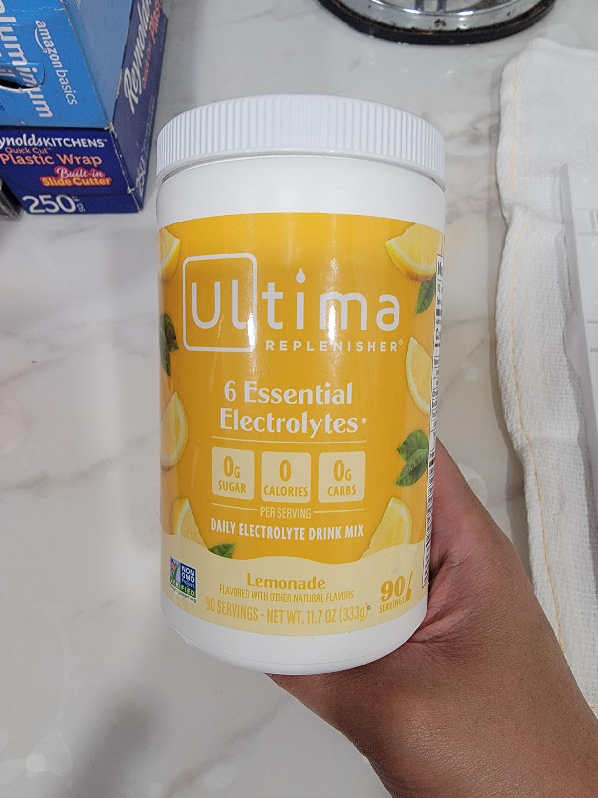 Ultima Replenisher Daily Electrolyte Powder Drink Mix, 90-Serving Canister customer photo 2
