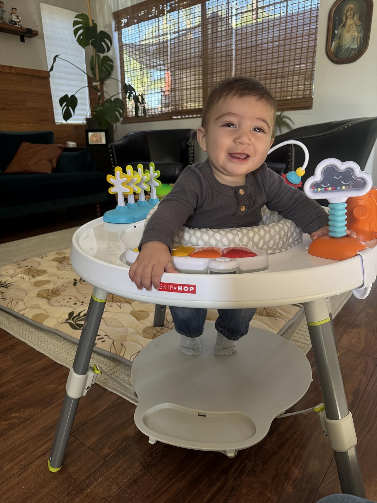 Skip Hop Baby Activity Center: Interactive Play Center with 3-Stage Grow-with-Me Functionality, 4mo+, Explore & More customer photo 2