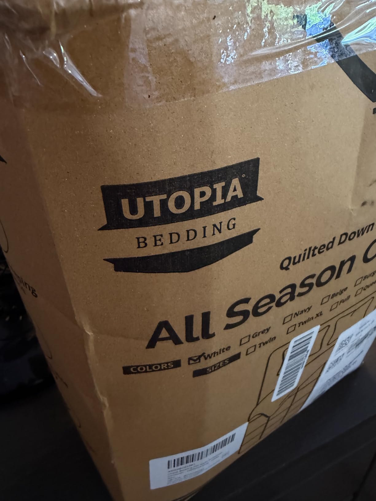 Utopia Bedding Duvet Insert, Comforters Queen Size 88 x 88 Inches, White | Cozy All Season Comforter for Kids, Boys, Girls, and Teens, Down Alternative Fill, Soft Microfiber Shell, Machine Washable customer photo 1