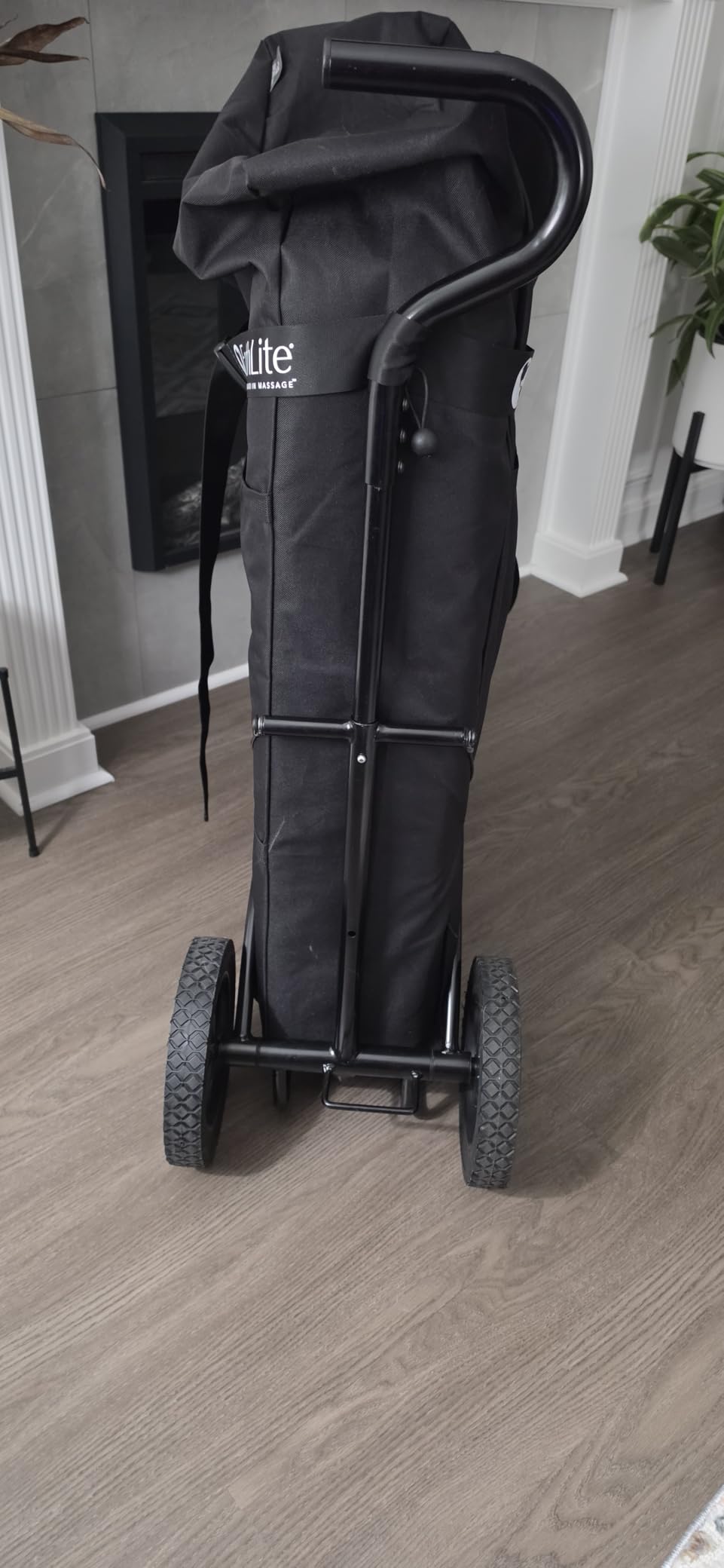 EARTHLITE Massage Table Traveler Cart - Sturdy Platform with Large Rubber Wheels & Telescoping Handle / Fits Most Brands & Sizes customer photo 2