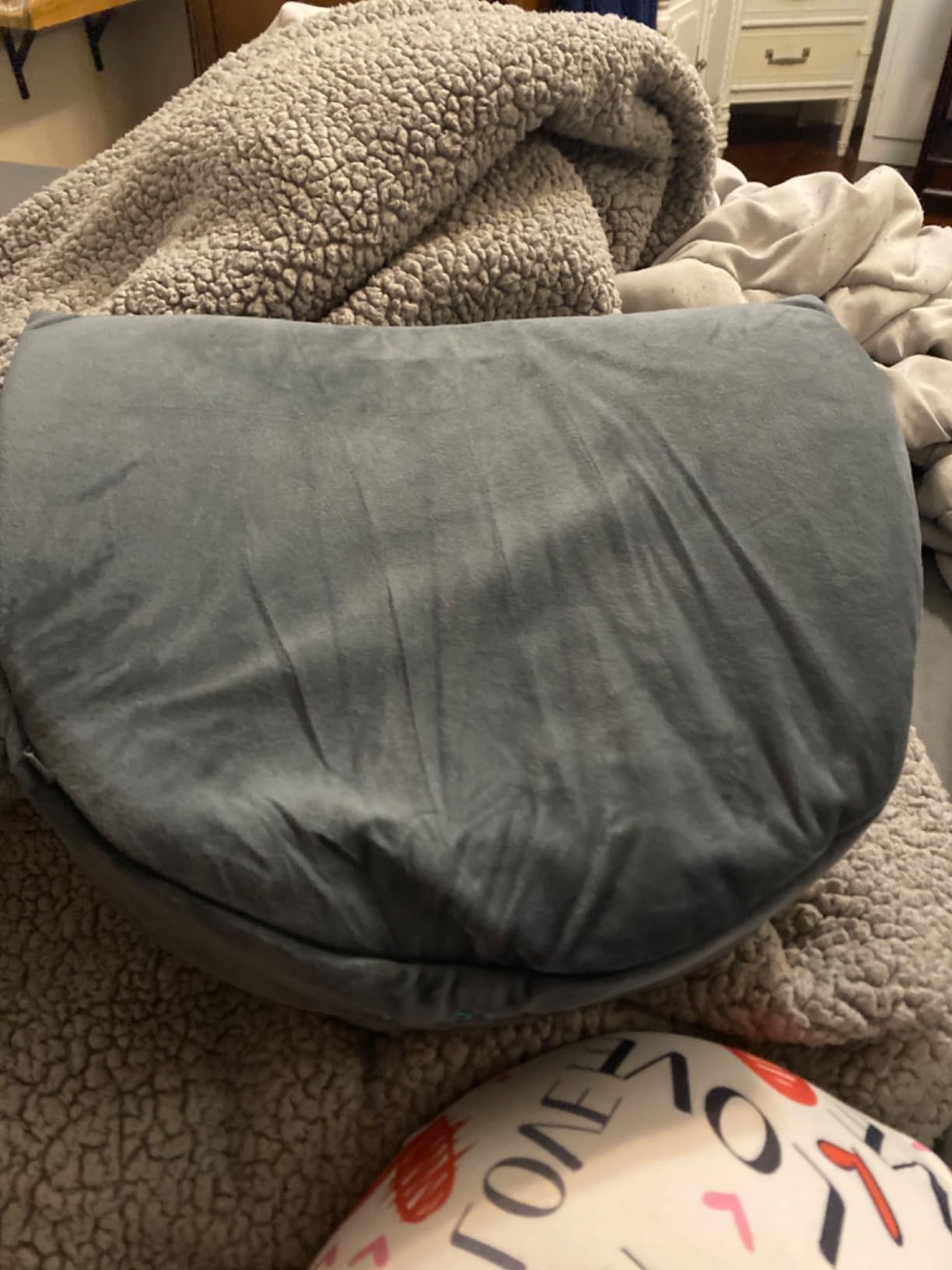 Hiccapop Pregnancy Wedge Pillow, Maternity Pillow Support Belly, Legs, Back customer photo 2