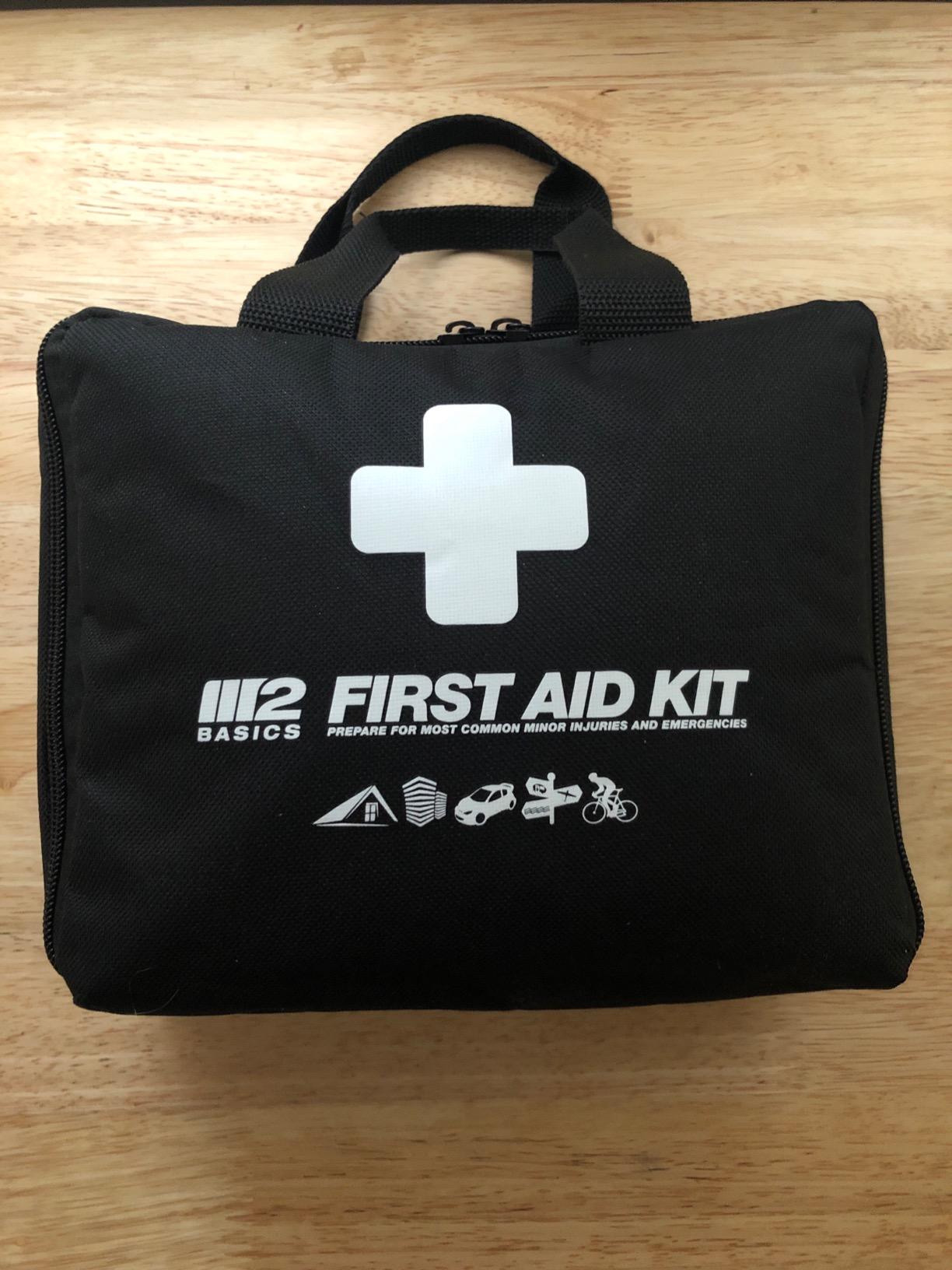 M2 BASICS 300 Piece First Aid Kit w/Durable Bag for Home, Business, Office | Workplace, Car, Garage, Kitchen, Family, Classroom, Jobsite, Warehouse, School, Vehicle And Emergency Preparedness customer photo 1