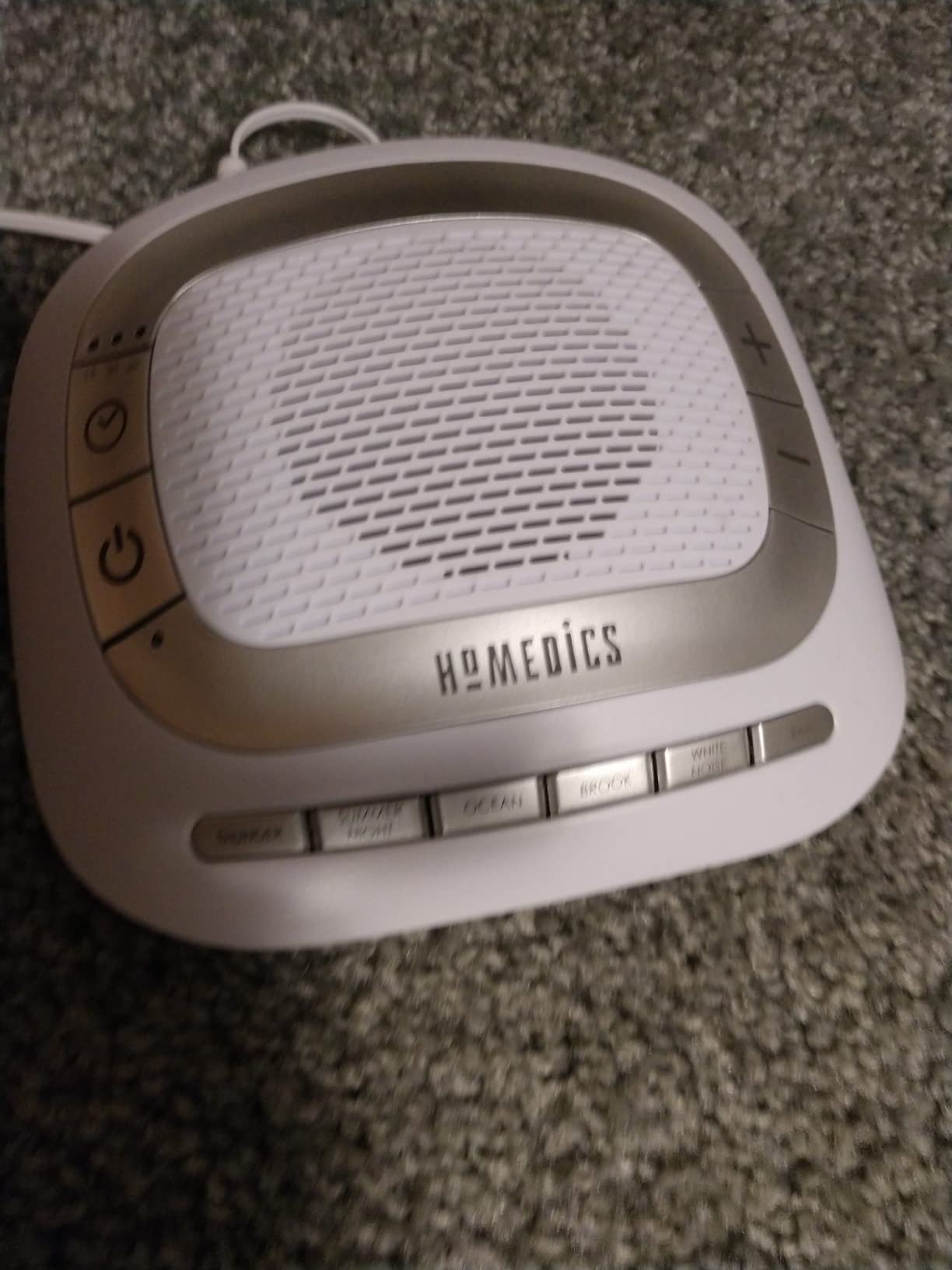 Homedics SoundSleep Rejuvenate White Noise Portable Sleep Machine | Small Sound Machine with 6 Relaxing Nature Sounds, Sound Therapy for Home, Office, Nursery, Auto-Off Timer customer photo 2